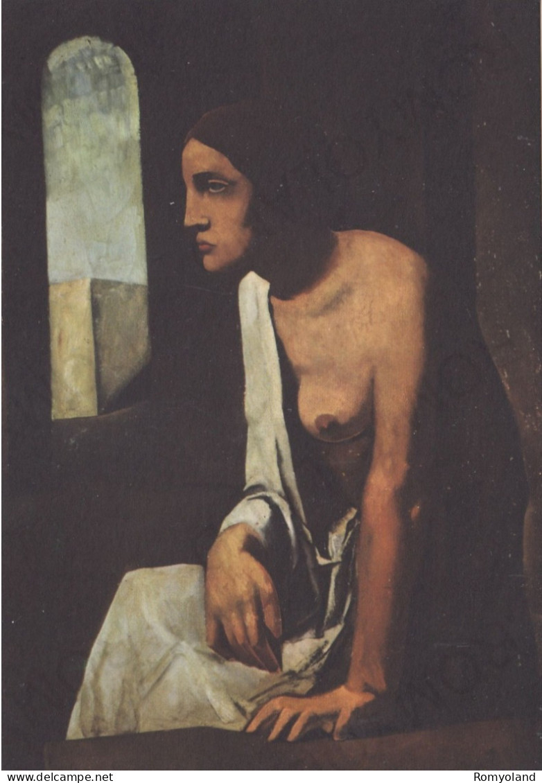 CARTOLINA  ROMA,LAZIO-GALLERIA NAZIONALE D'ARTE MODERNA-SIRONI (1885-1961)-SOLITUDINE-STORIA,CULTURA,NON VIAGGIATA - Mostre, Esposizioni