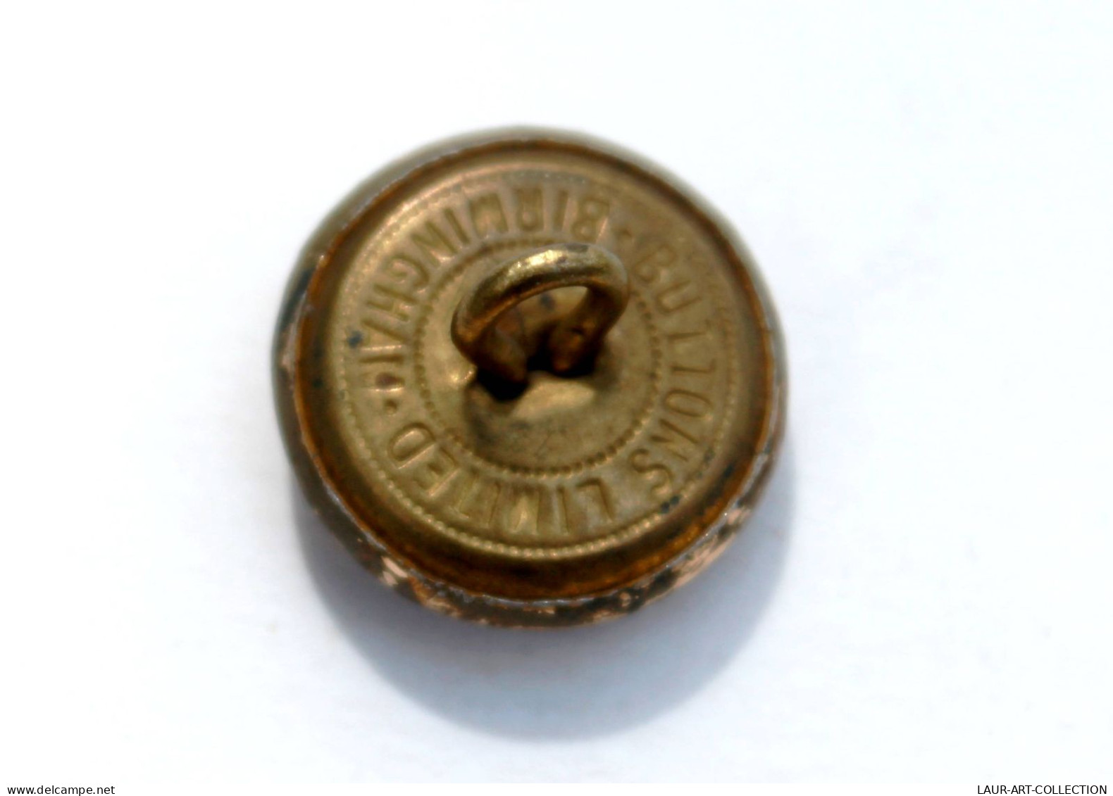 BOUTON UNIFORME ANGLAIS MILITAIRE ARTILLERIE ROYALE ARMÉE, CANON COURONNE D:22mm / BUTTON ENGLAND MILITARIA (2203.340) - Botones