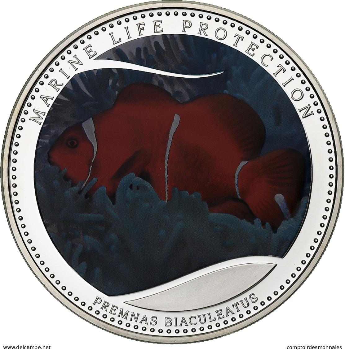 Palau, Dollar, Poisson-clown, 2011, BE, Cupro-nickel, FDC - Palau