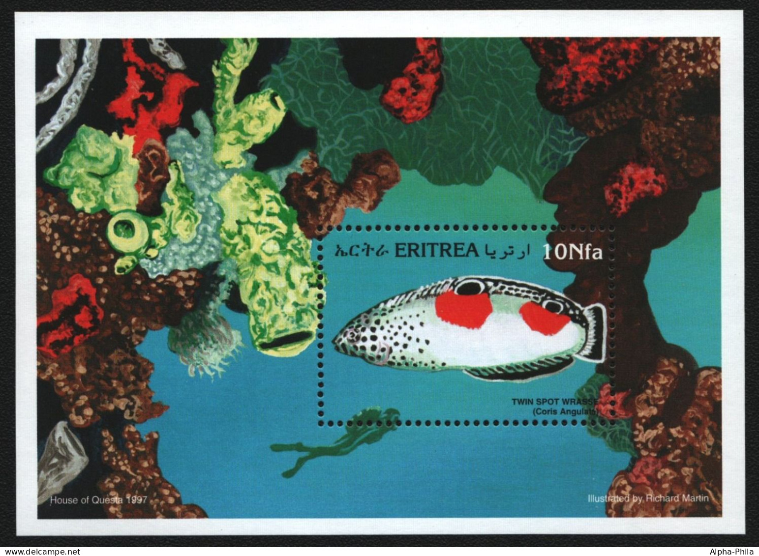 Eritrea 1997 - Mi-Nr. Block 5 ** - MNH - Fische / Fish - Eritrea