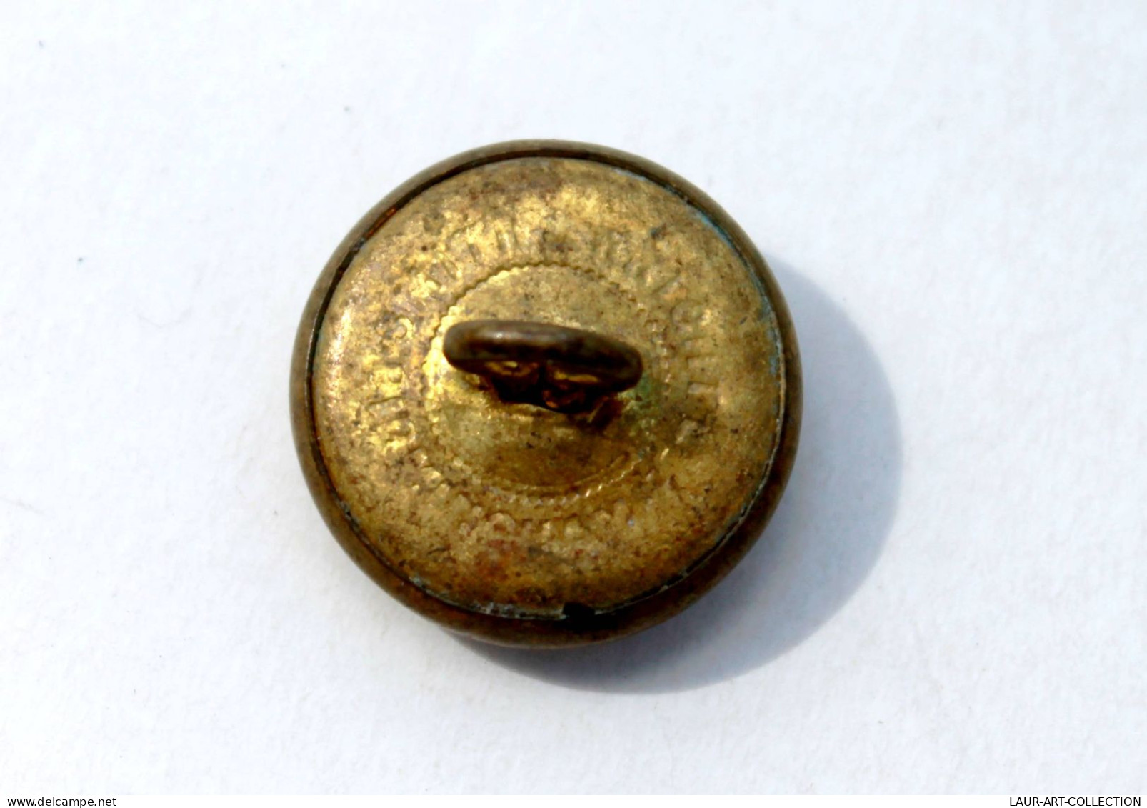 BOUTON UNIFORME MILITAIRE ANGLAIS, ROYAL MARINES NAVALE ARMY ANCRE COURONNE 22mm / BUTTON ENGLAND MILITARIA (2203.341) - Boutons