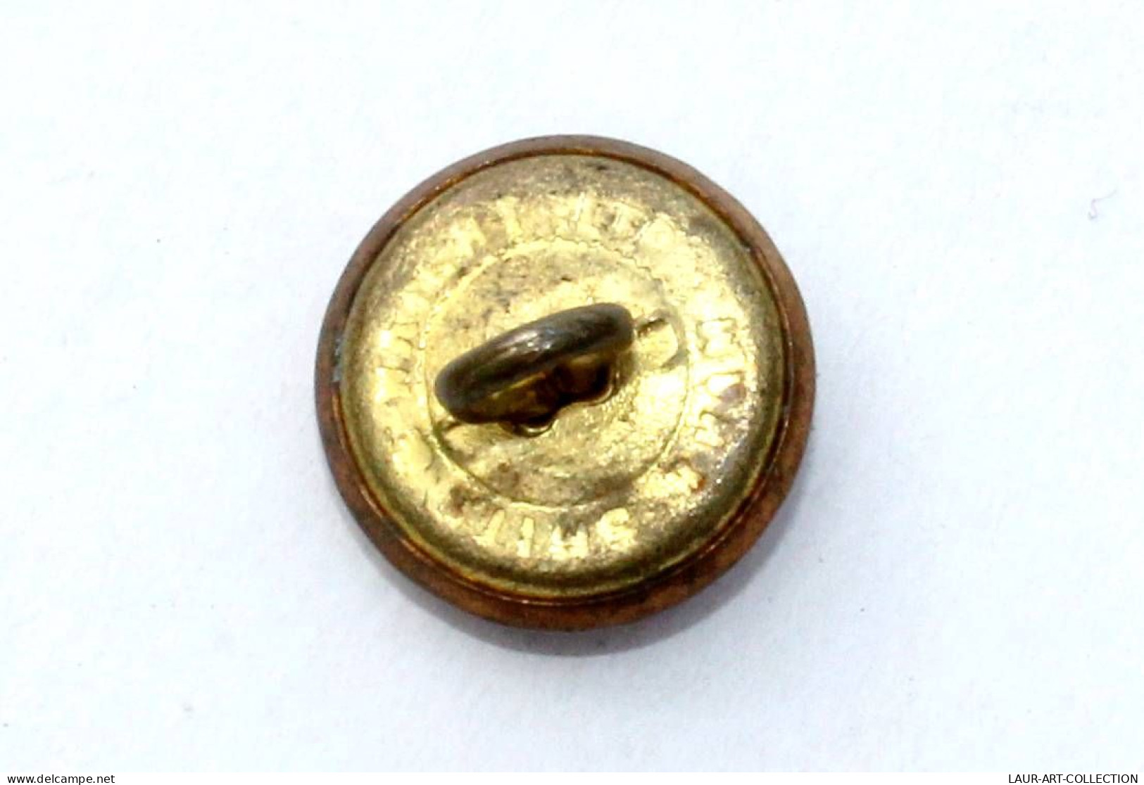 BOUTON UNIFORME MILITAIRE ANGLAIS, ROYAL MARINES NAVALE ARMY ANCRE COURONNE 17mm / BUTTON ENGLAND MILITARIA (2203.352) - Boutons