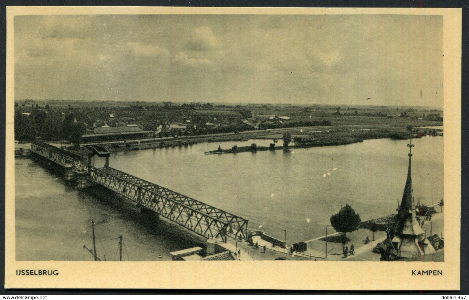 ** Kampen  **  Ijsselbrug  **    - Not Used  -  2 Scans For Originalscan !! - Kampen