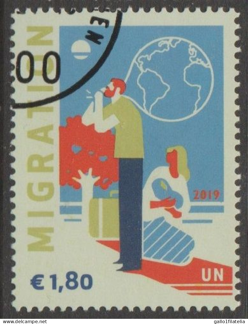 2019 - O.N.U. / UNITED NATIONS - VIENNA / WIEN - MIGRAZIONE / MIGRATION. USATO - Used Stamps