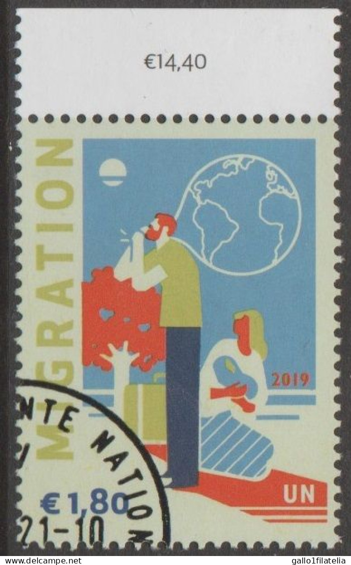 2019 - O.N.U. / UNITED NATIONS - VIENNA / WIEN - MIGRAZIONE / MIGRATION. USATO - Used Stamps