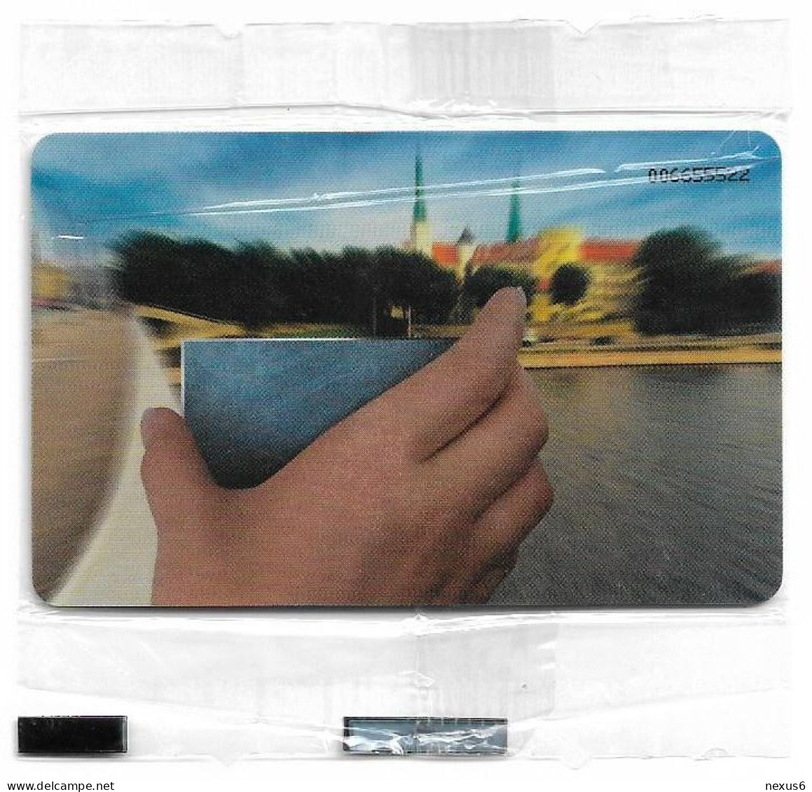 Latvia - Lattelecom - 100th Telecard (Mirror), Exp. 01.2002, 3Ls, 50.000ex, NSB - Latvia