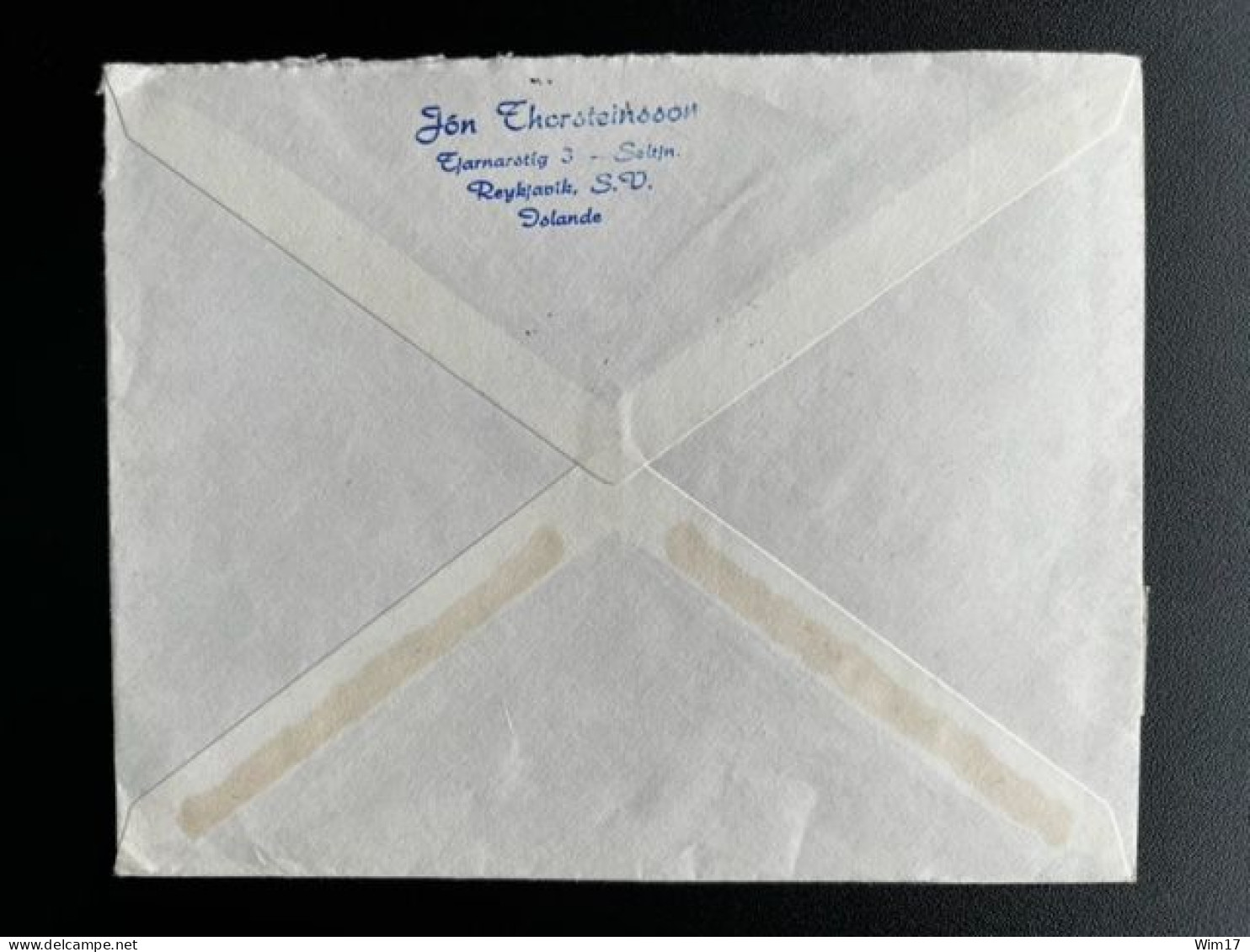 ICELAND ISLAND 1970 REGISTERED AIR MAIL LETTER REYKJAVIK TO HAMBURG 12-10-1970 IJSLAND - Briefe U. Dokumente