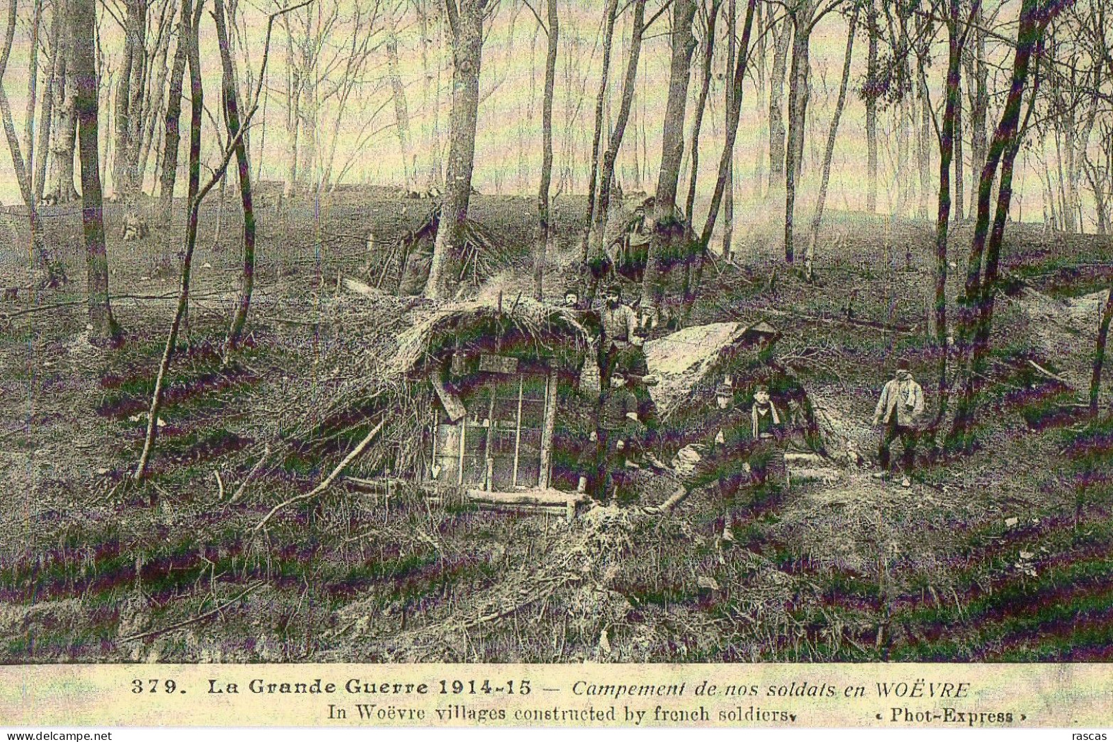 REPRODUCTION CARTE ANCIENNE - H11 - CARTES D'AUTREFOIS - LORRAINE - CAMPEMENT DE NOS SOLDATS EN WOEVRE - Lorraine