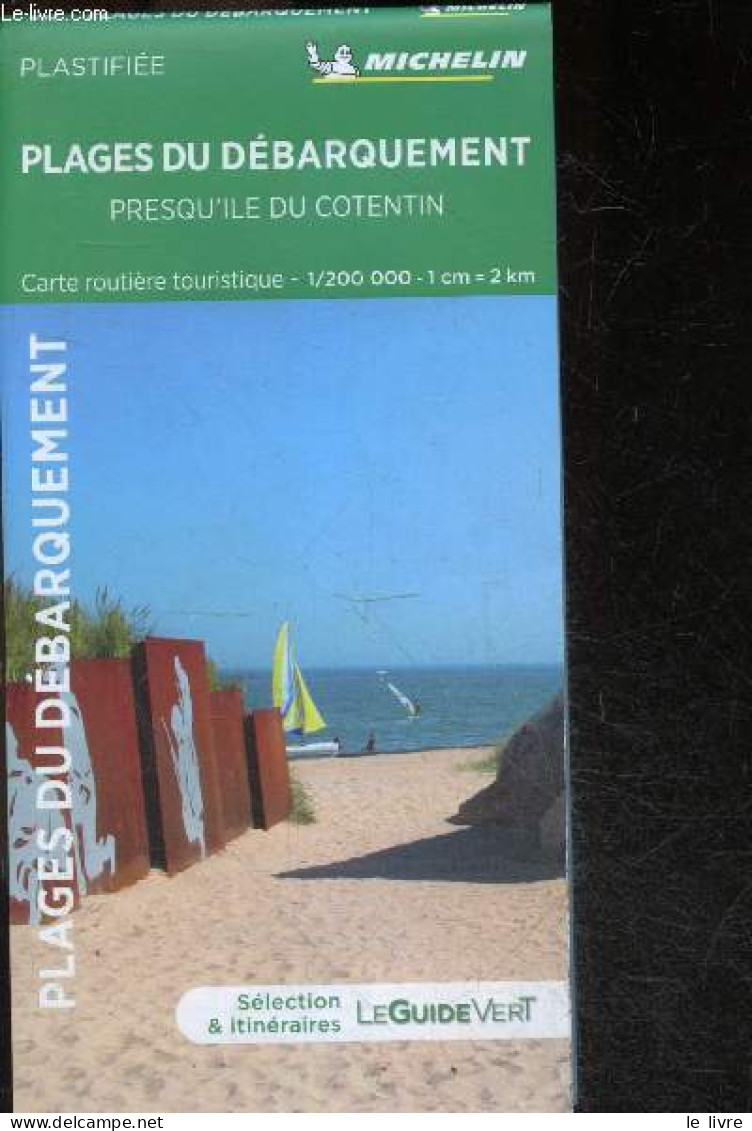 Plages Du Debarquement - Presqu'ile Du Cotentin- Carte Routière Touristique 1/200 000 - Plastifiee - Sites Etoiles, Les - Karten/Atlanten