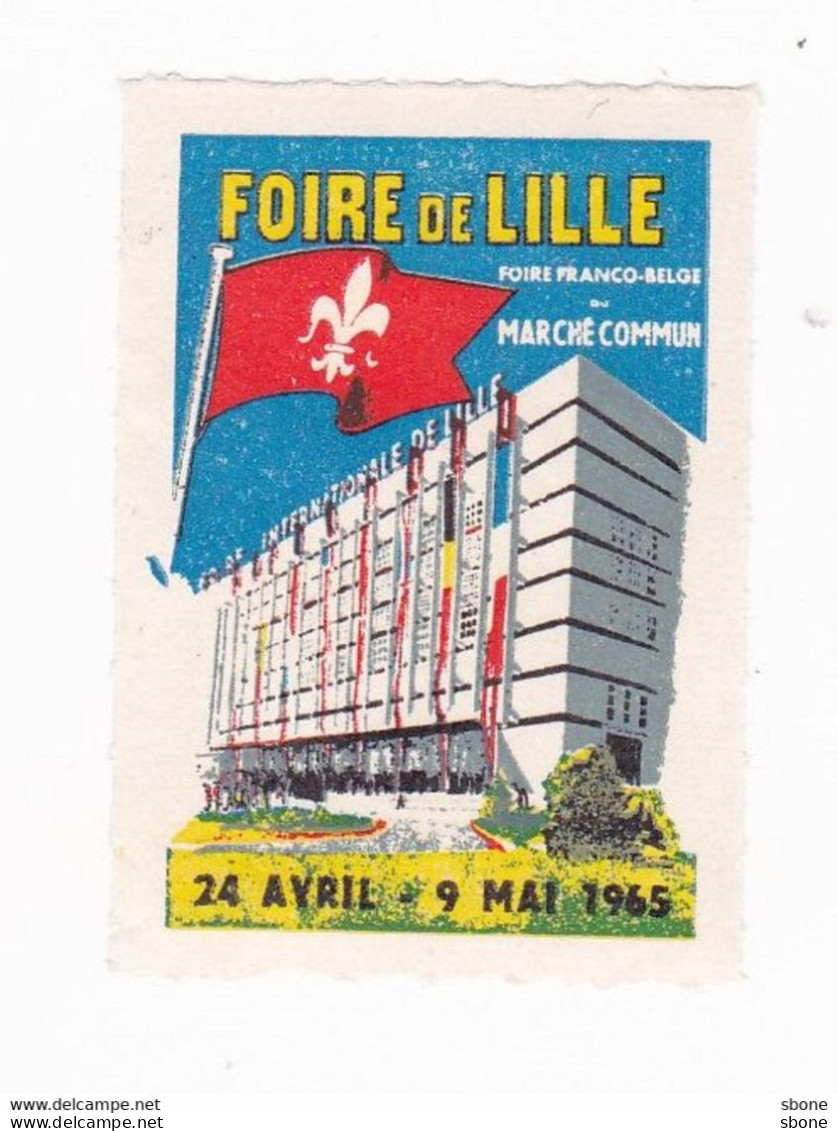 Vignette - Foire De Lille - 1965 - Erinnophilie