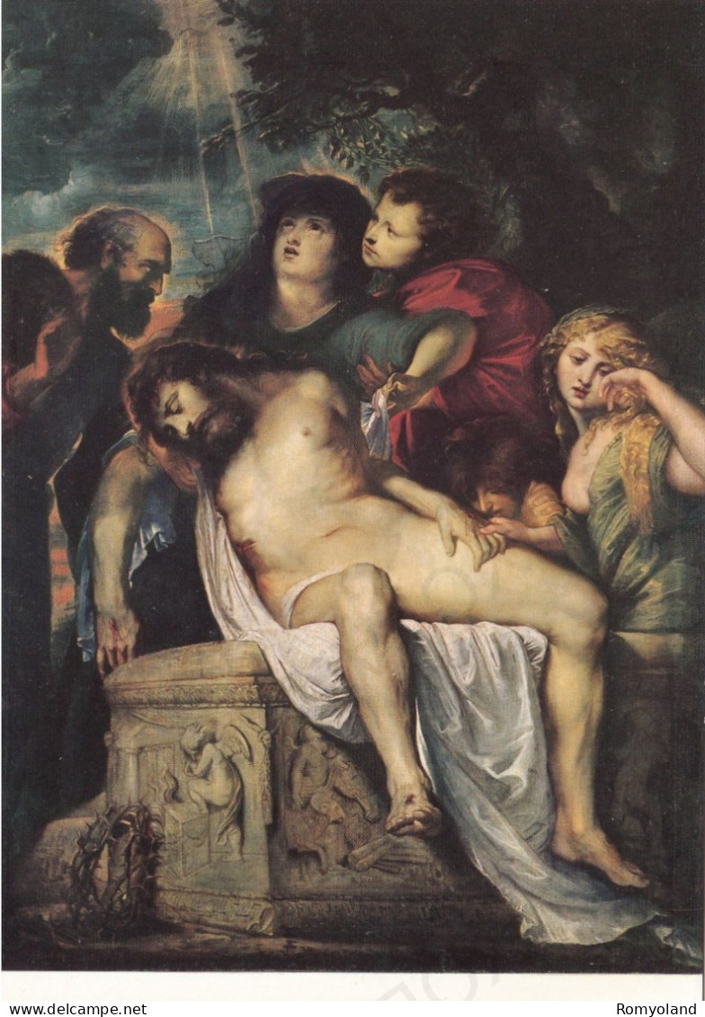 CARTOLINA  ROMA,LAZIO-(GALLERIA BORGHESE) P.P.RUBENS-DEPOSIZIONE-STORIA,MEMORIA,CULTURA,RELIGIONE,NON VIAGGIATA - Tentoonstellingen