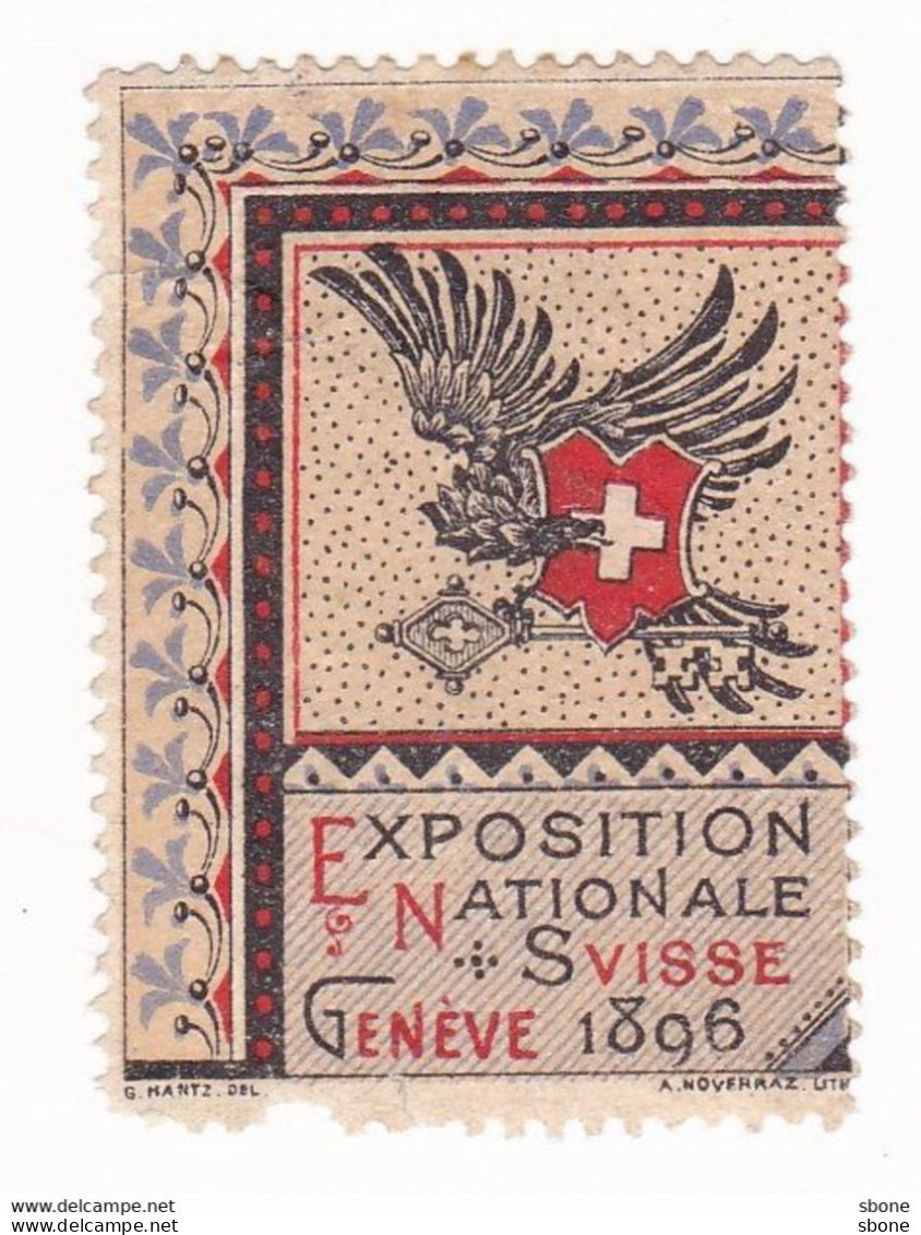 Vignette Exposition Nationale Suisse Genève 1896 - Erinnophilie