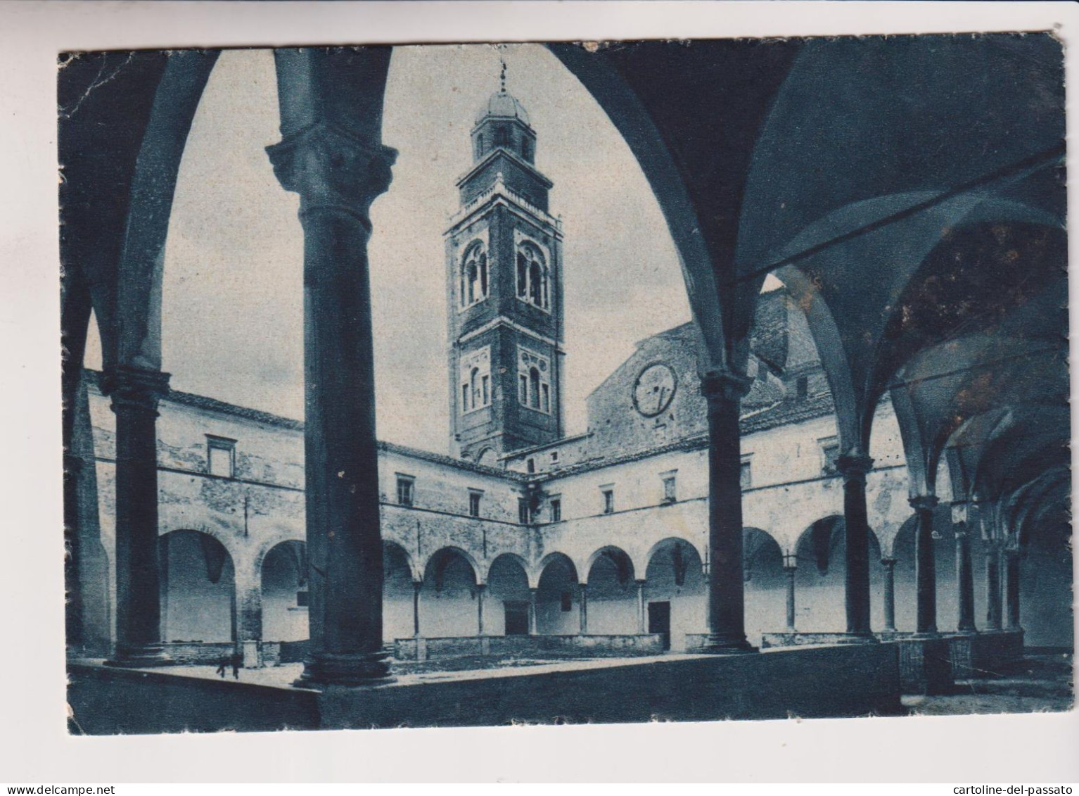 FANO  CHIOSTRO E CAMPANILE DI S. PATERNIANO DEL SANSOVINO  VG  1941 - Fano