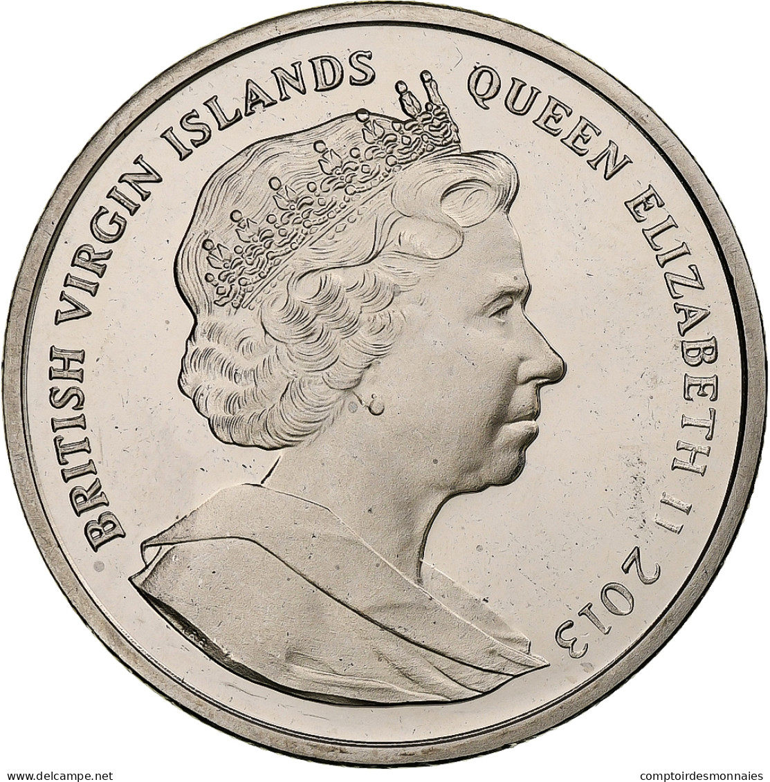 Îles Vierges Britanniques, Elizabeth II, Dollar, Duchesse De Cambridge, 2013 - Islas Vírgenes Británicas