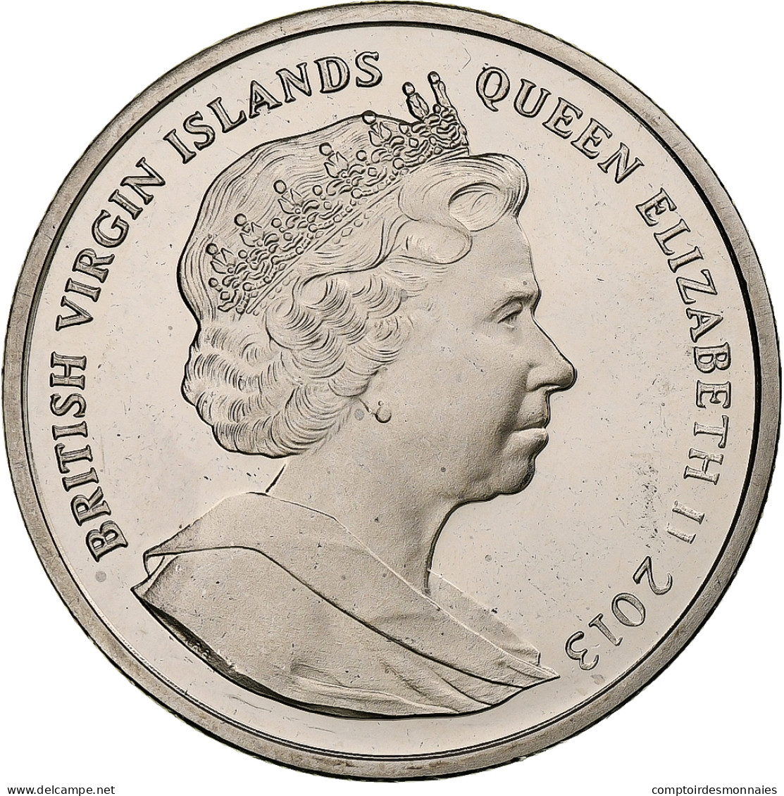 Îles Vierges Britanniques, Elizabeth II, Dollar, Duchesse De Cambridge, 2013 - Isole Vergini Britanniche