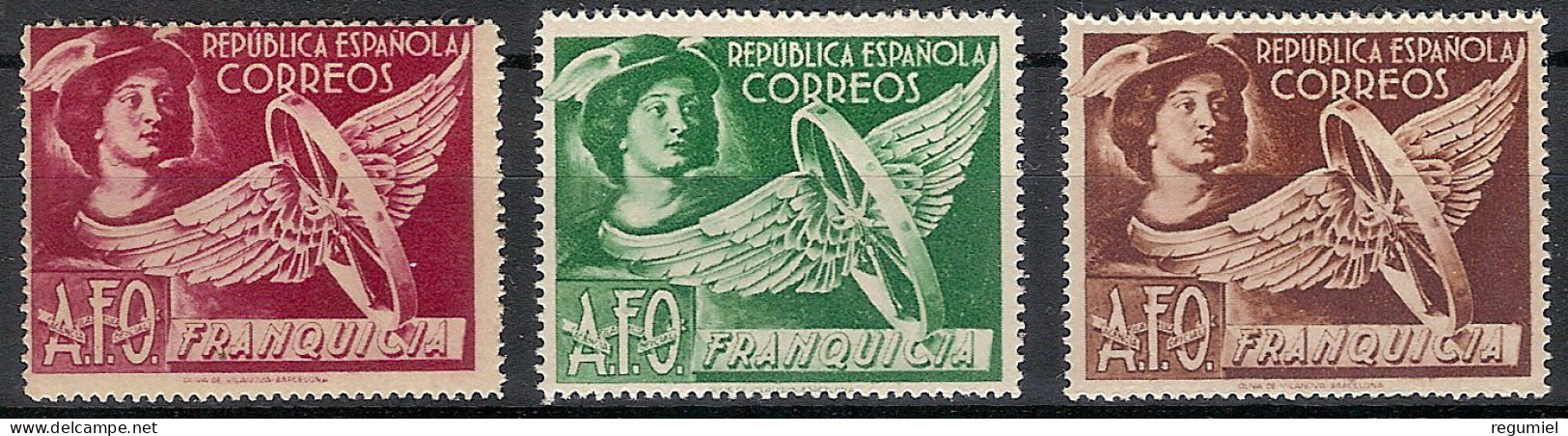 Franquicia Postal Republica. 24/26 * Charnela - Portofreiheit