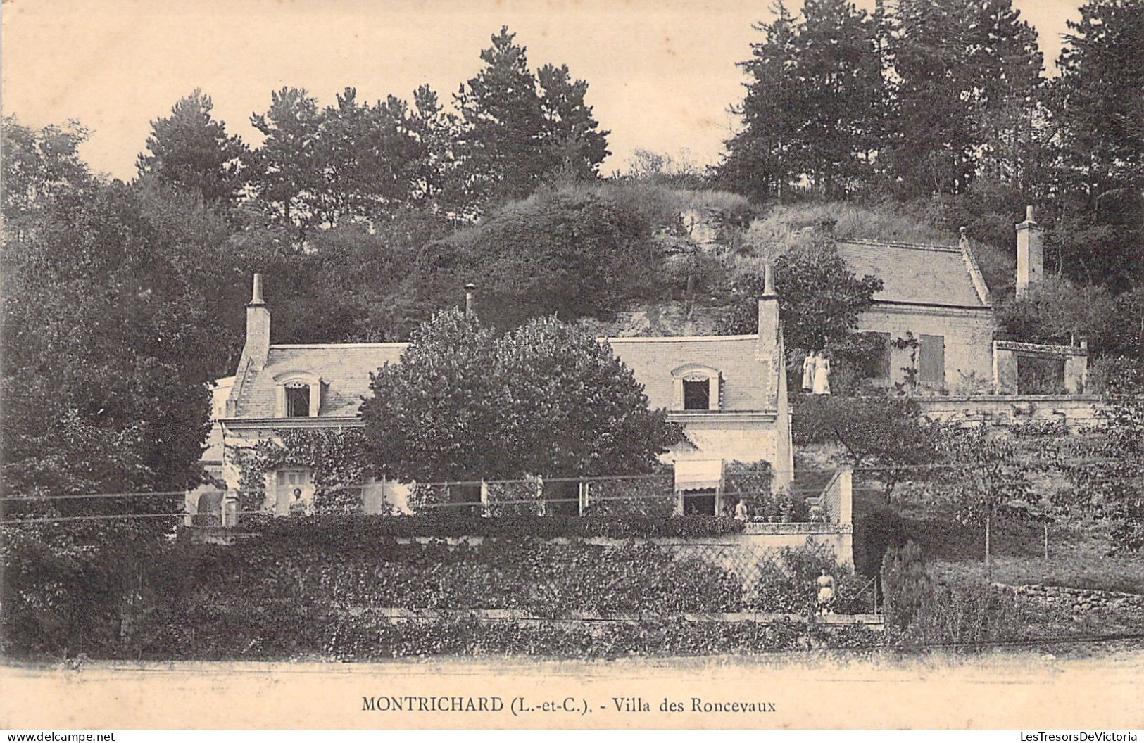 FRANCE - Montrichard - Villa Des Roncevaux - Carte Postale Ancienne - Montrichard