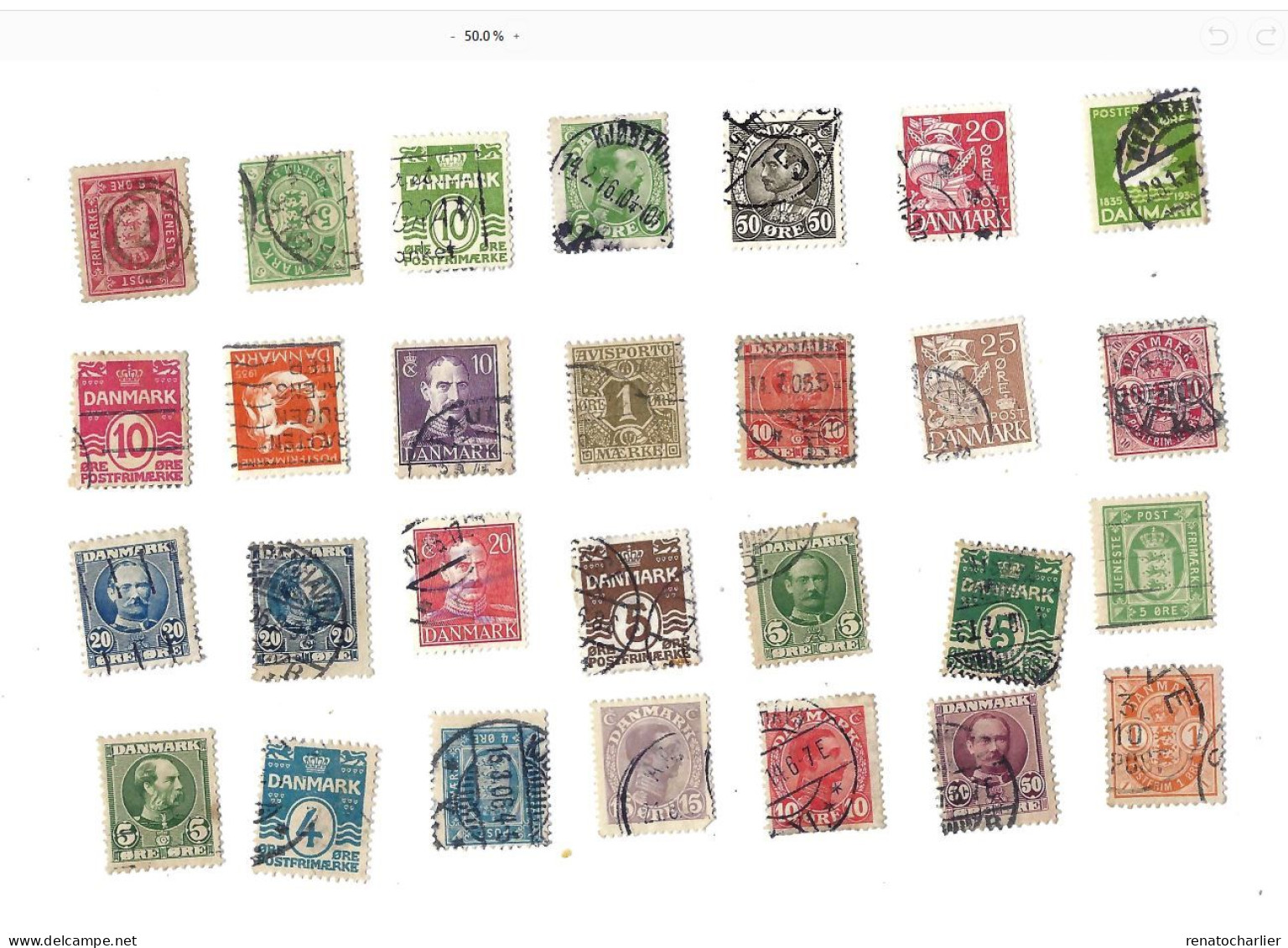 Collection De 85 Timbres Oblitérés. - Lotes & Colecciones