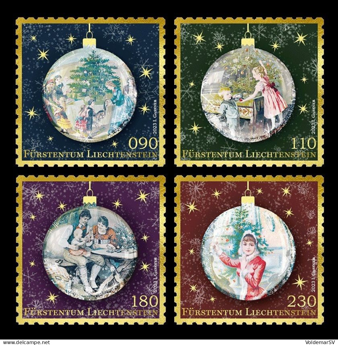 Liechtenstein 2023 Mih. 2108/11 Christmas MNH ** - Unused Stamps