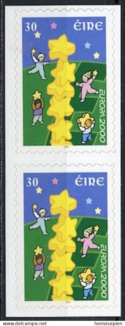 Europa CEPT 2000 Irlande - Ireland - Irland Y&T N°BT1228 - Michel N°SF1224 *** - 30p EUROPA - Bande De 2 Timbres - 2000