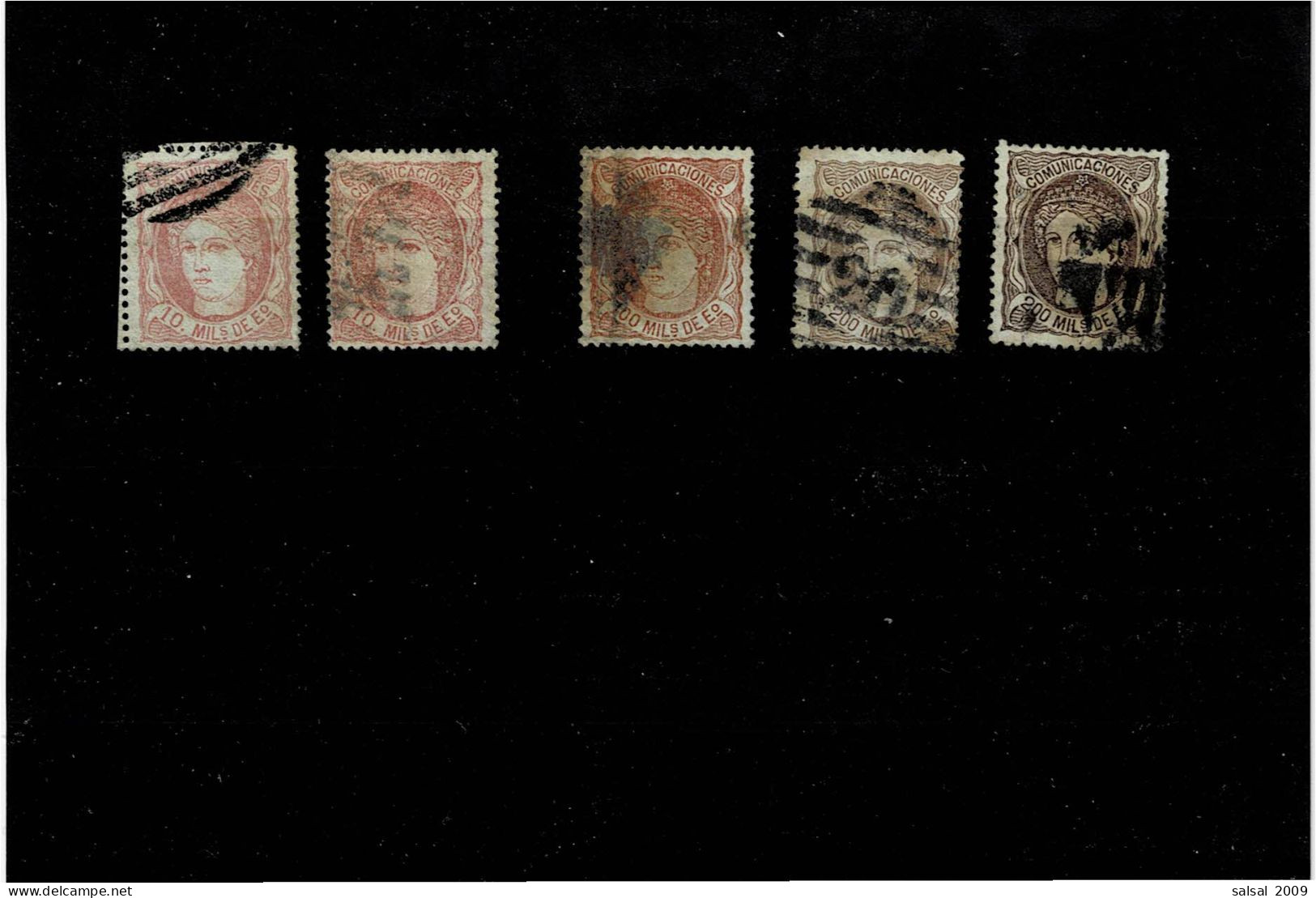 SPAGNA ,5 Pezzi Usati ,2 Del 105+1 Del 108 ,qualita Buona - Used Stamps