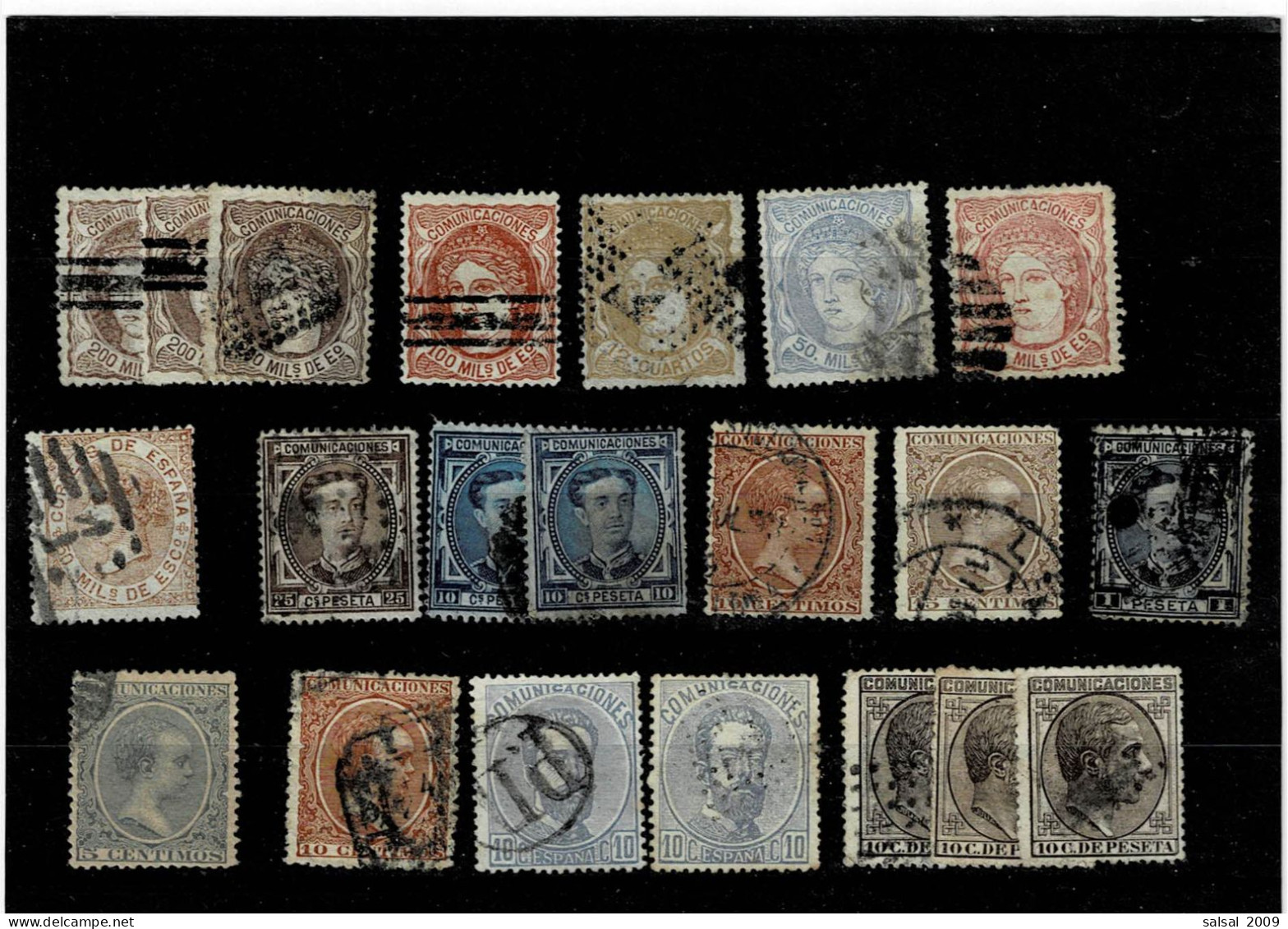 SPAGNA ,"Regenza+Repubblica",21 Pezzi Usati ,in Genere Qualita Buona - Used Stamps