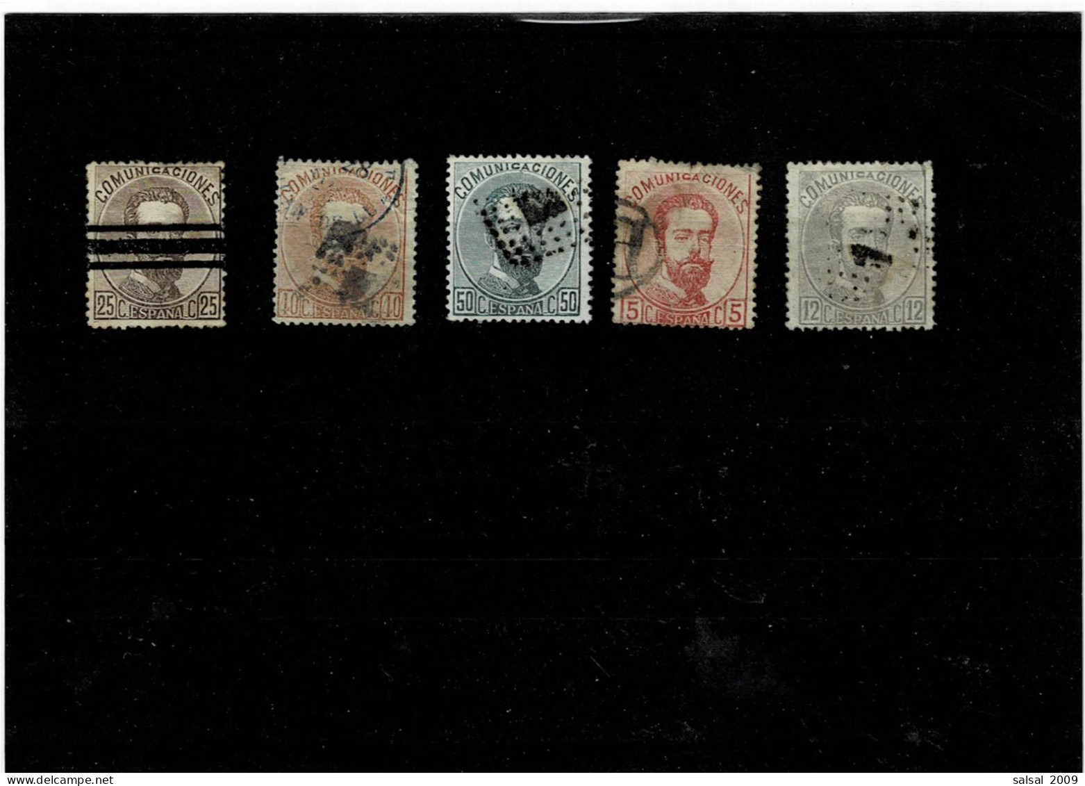 SPAGNA ,5 Pezzi Usati ,qualita Buona - Used Stamps