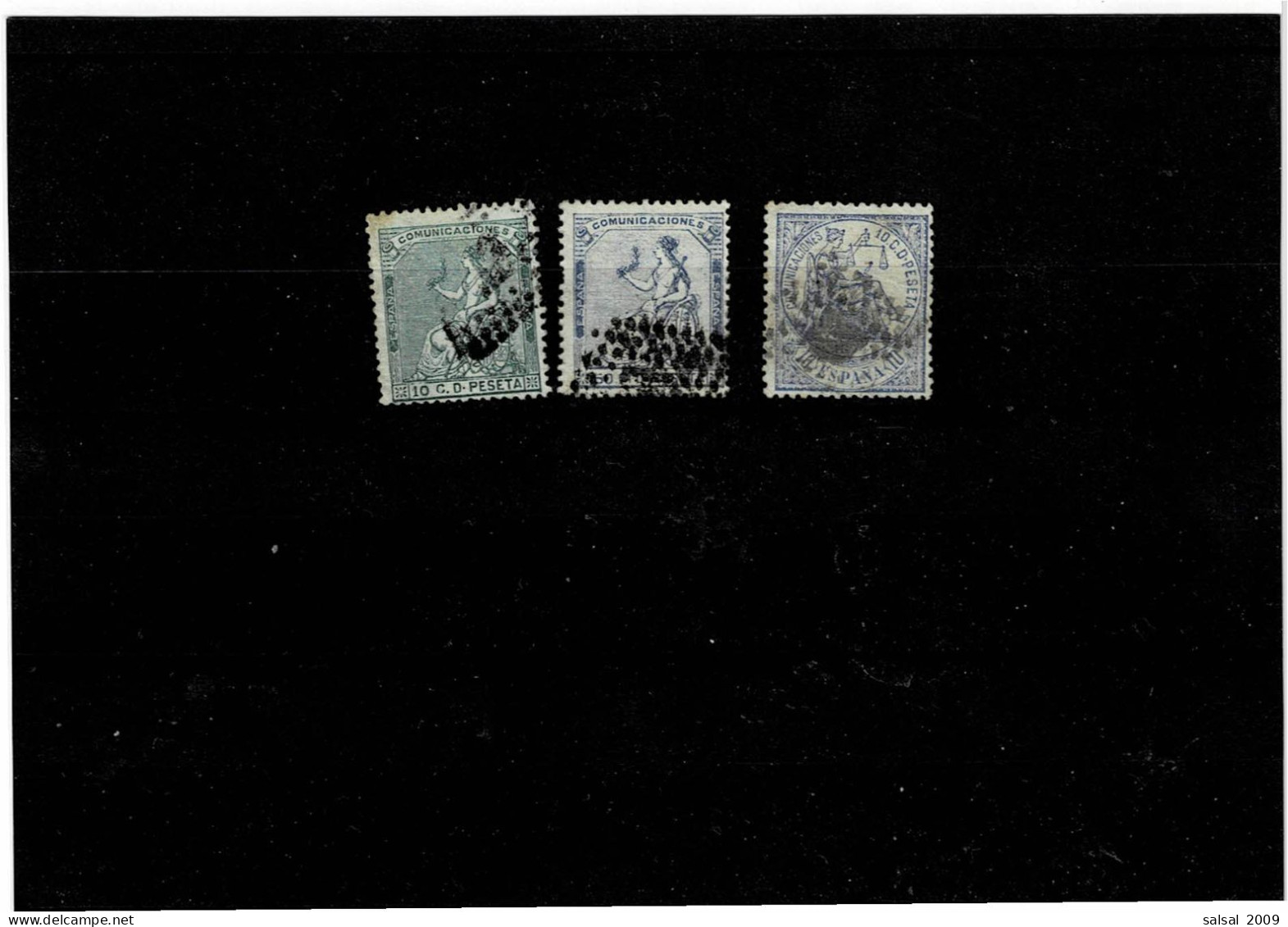 SPAGNA ,"Repubblica",3 Pezzi Usati ,qualita Buona - Used Stamps