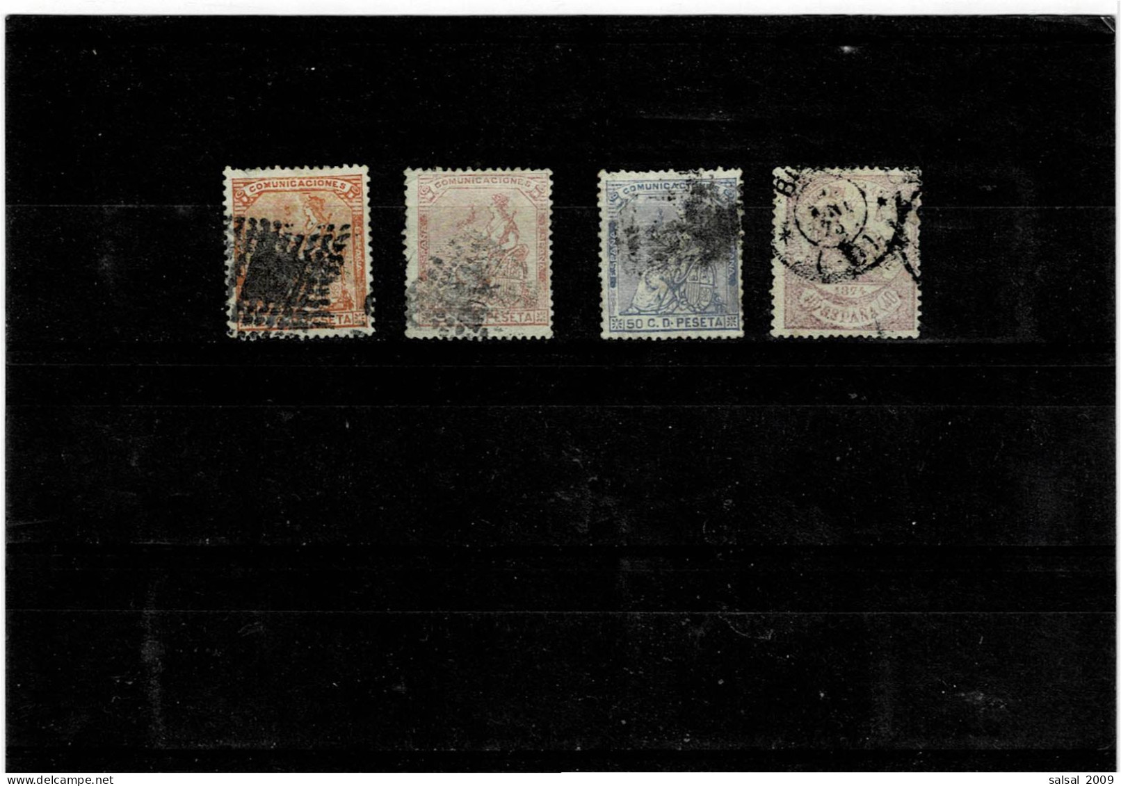 SPAGNA ,4 Pezzi Usati ,qualita Buona - Used Stamps