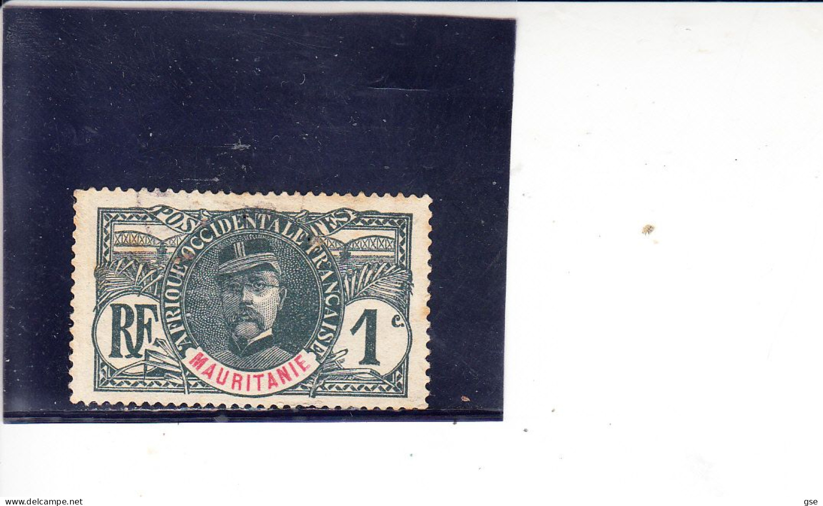 MAURITANIA  1906 - Yvert 1° - Serie Corrente - Usati