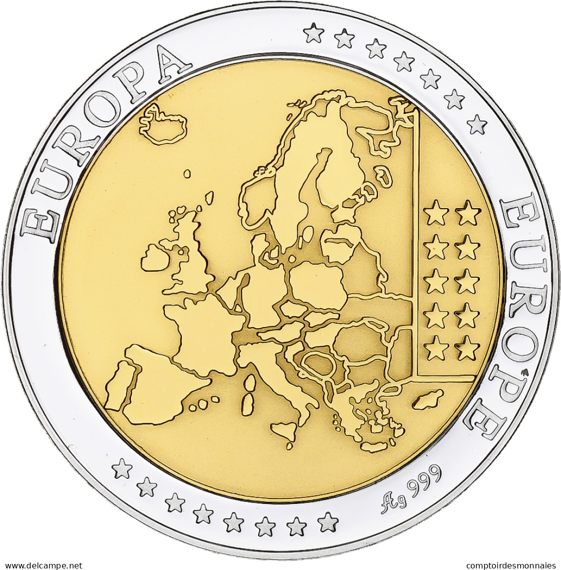 Allemagne, Médaille, Euro, Europa, Politics, FDC, Argent - Autres & Non Classés