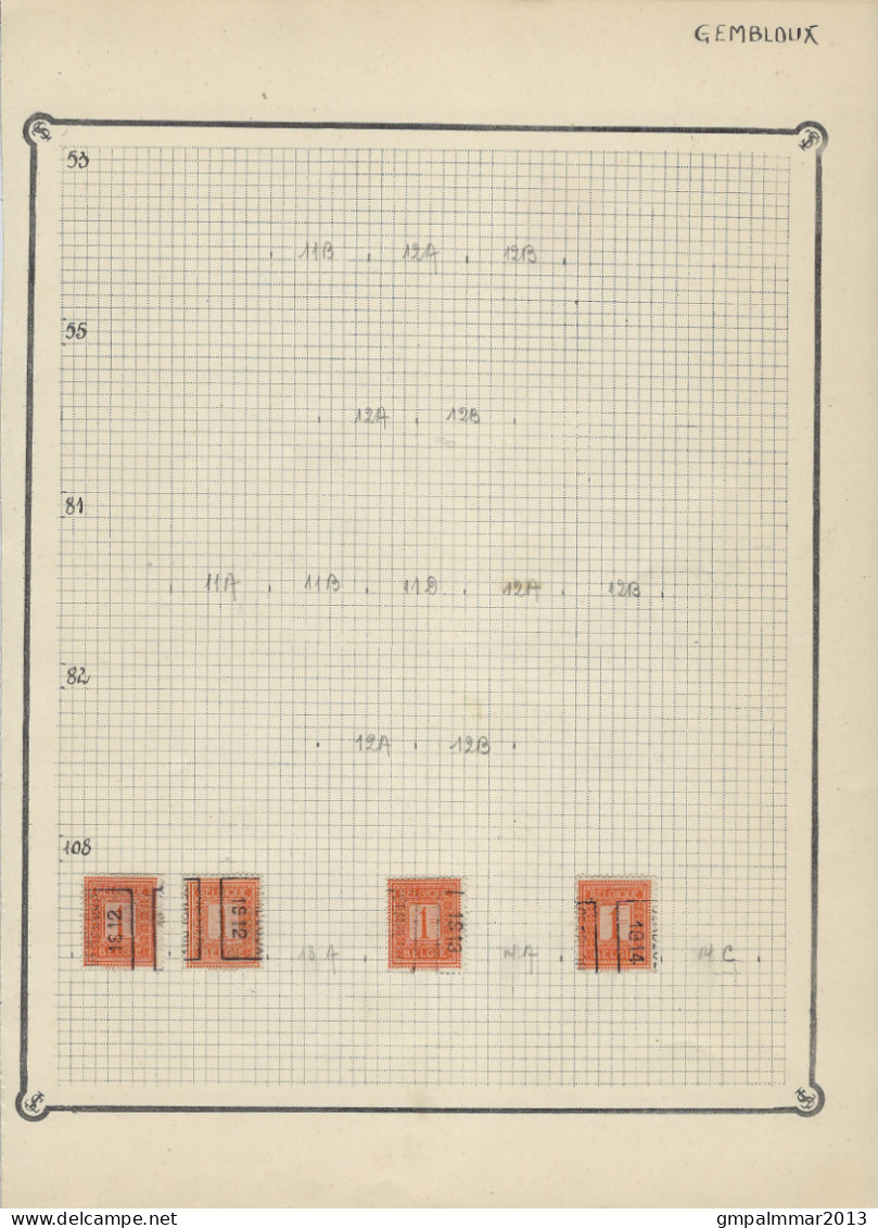 LIKWIDATIE GEMBLOUX Met ALBERT I , HOUYOUX , HERALDIEKE LEEUW , BORNHEM En PELLENS , Zie 6 Scans  !  LOT 283 - Autres & Non Classés