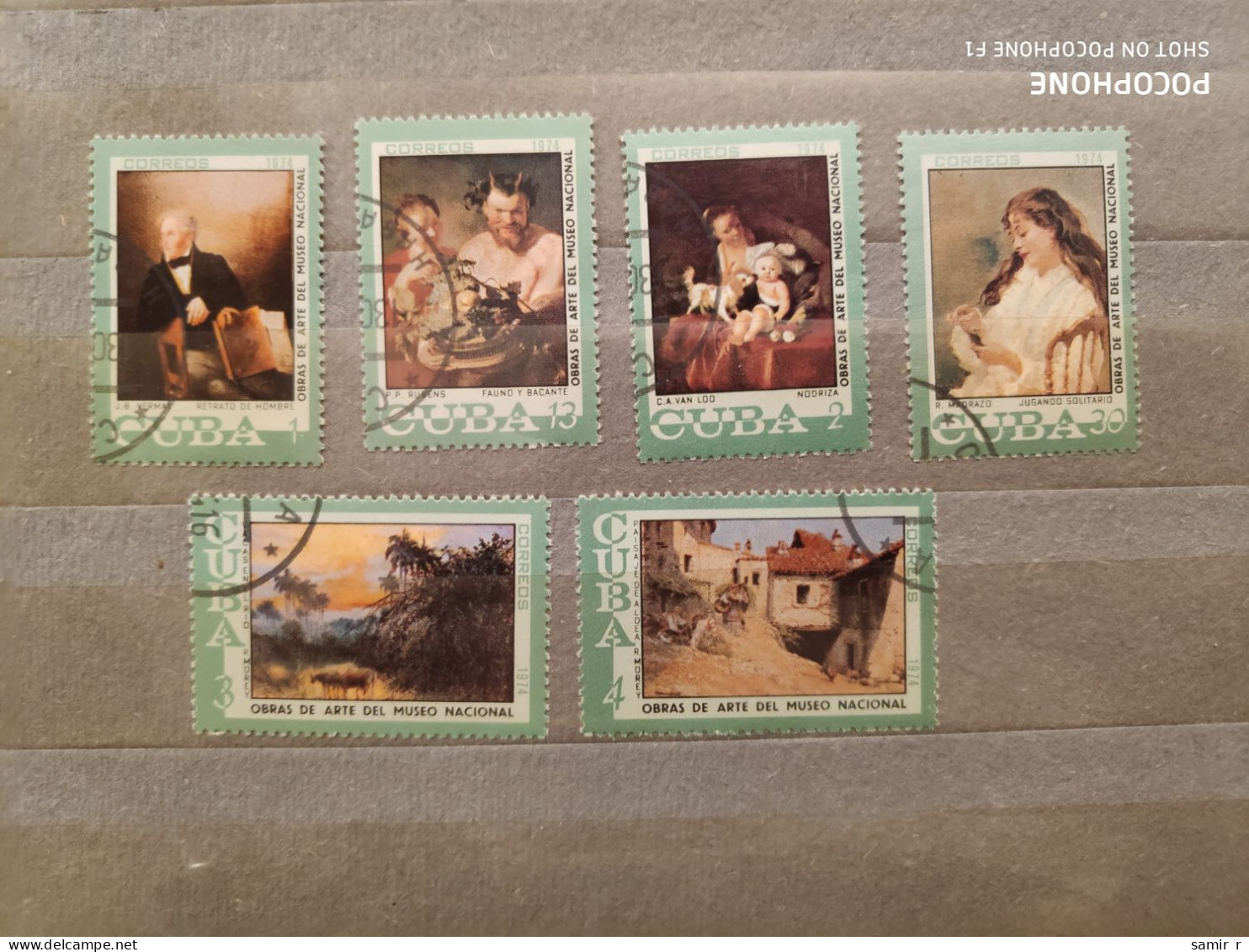 1974	Cuba	Paintings (F73) - Used Stamps