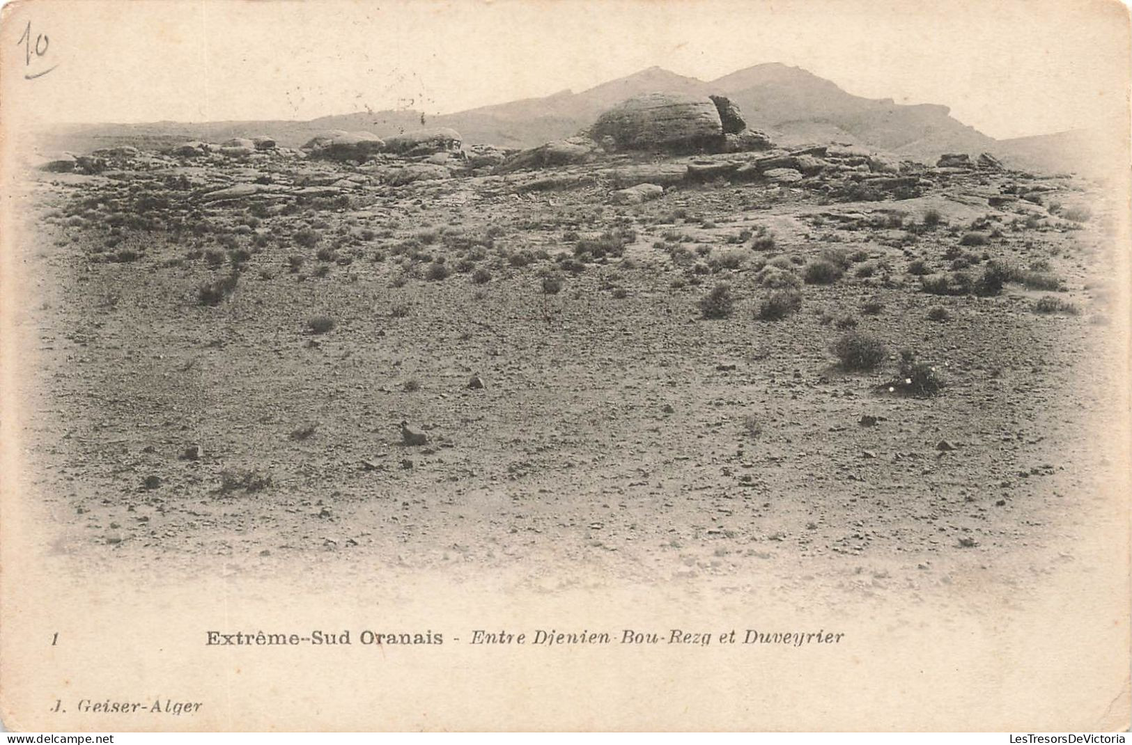 ALGÉRIE - Extrême Du Sud Oranais - Entre Djenjen Bou Rezg Et Duveyrier - Carte Postale Ancienne - Oran