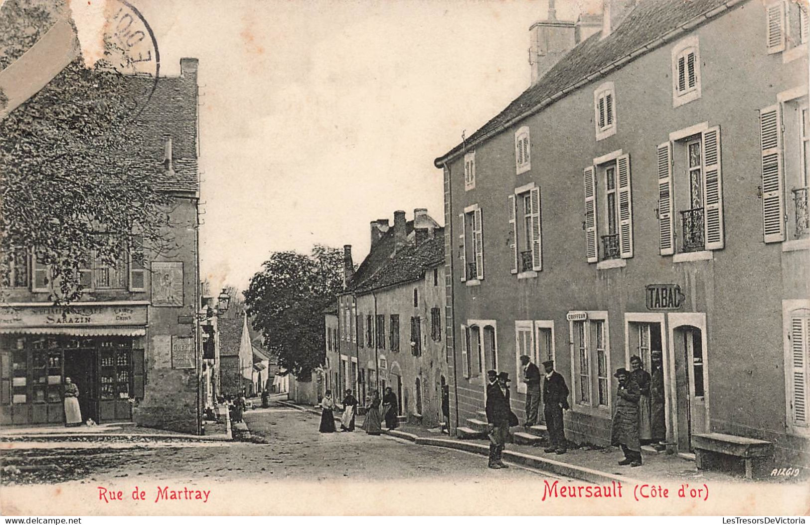 FRANCE - Mersault - Vue Sur La Rue De Martray - Carte Postale Ancienne - Meursault