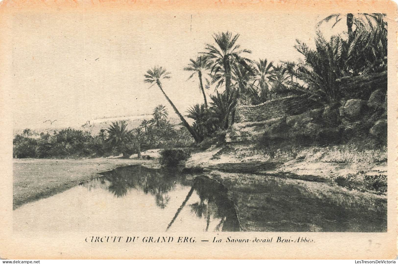 ALGÉRIE - Circuit Du Grand Erg - La Saoura Devant Beni-Abbès - Carte Postale Ancienne - Autres & Non Classés