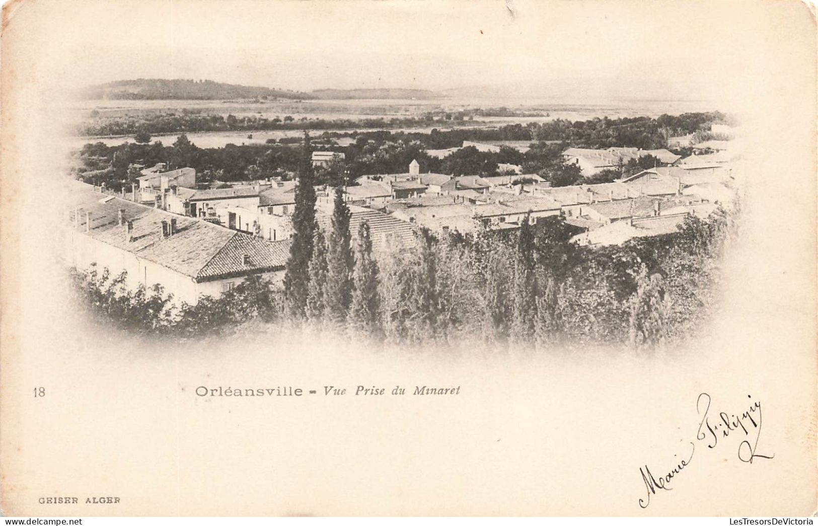 ALGÉRIE - Orléansville - Vue Prise Du Minaret - Carte Postale Ancienne - Autres & Non Classés