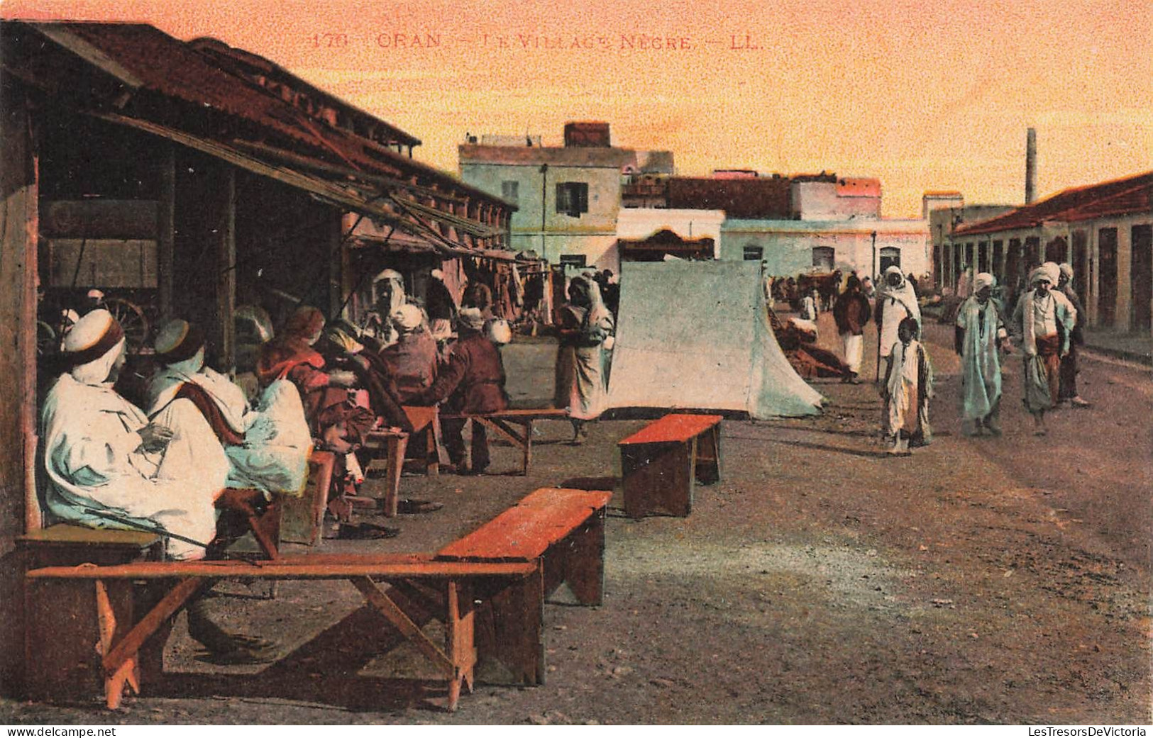 ALGÉRIE - Oran - Le Village Nègre - Carte Postale Ancienne - Oran