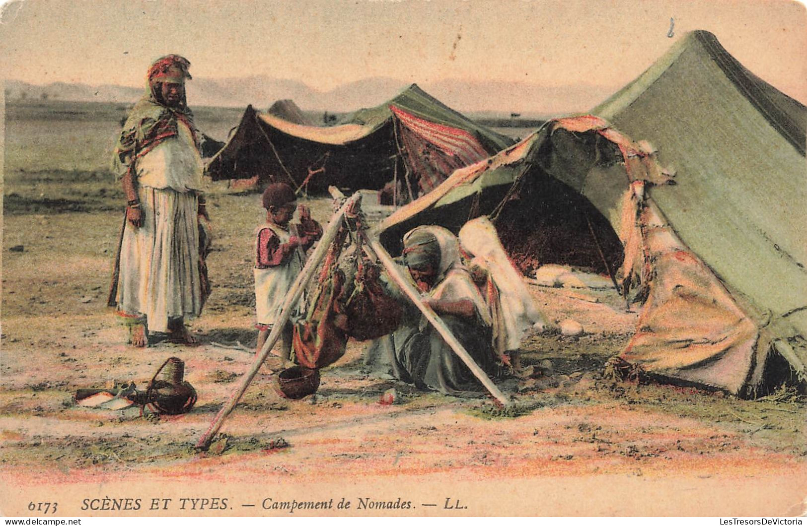 SCÈNES & PAYSAGES - Campement Des Nomades - Tentes - Carte Postale Ancienne - Szenen & Landschaften