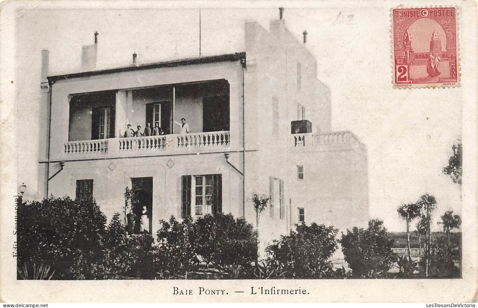 TUNISIE - Baie Ponty - L'infirmerie - Carte Postale Ancienne - Tunisia