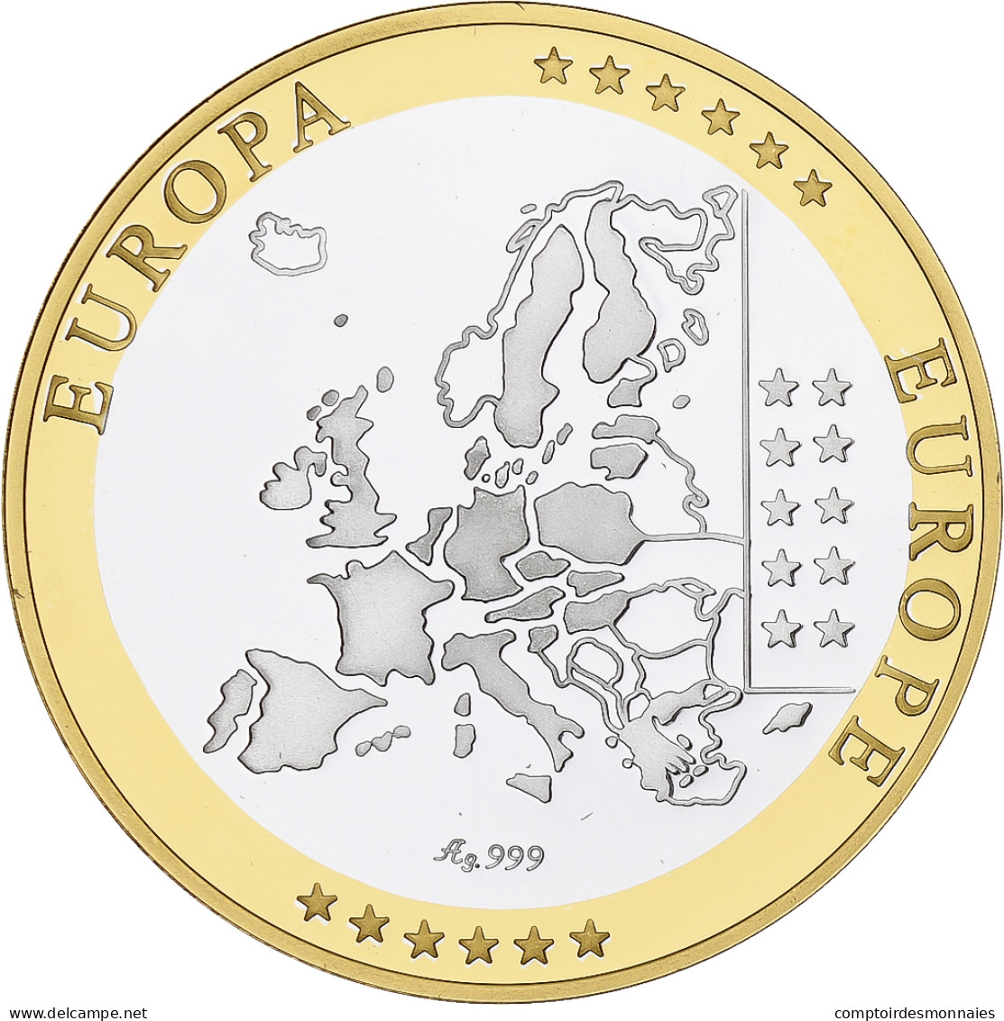 Belgique, Médaille, Euro, Europa, FDC, Argent - Autres & Non Classés