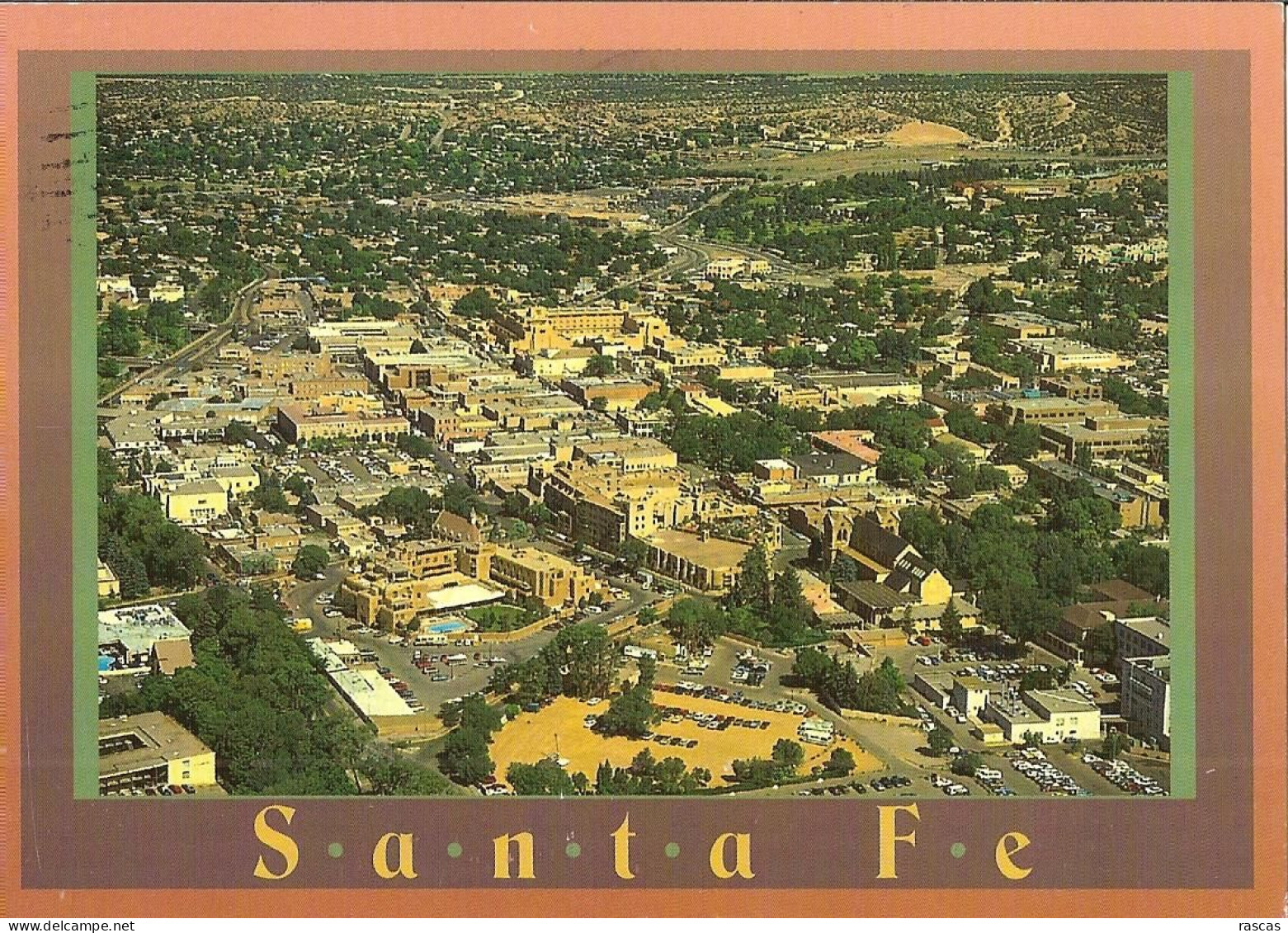 CPM - ETATS UNIS - NEW MEXICO - SANTA FE - AERIAL VIEW - Santa Fe