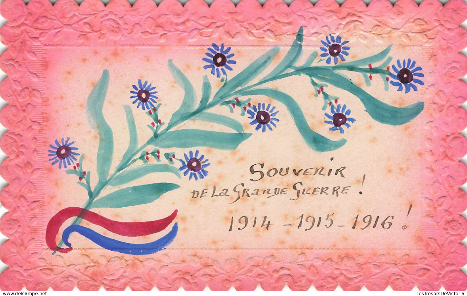 SOUVENIR DE - Souvenir De La Grande Guerre! 1914 - 1915 - 1916 - Colorisé - Carte Postale Ancienne - Gruss Aus.../ Grüsse Aus...