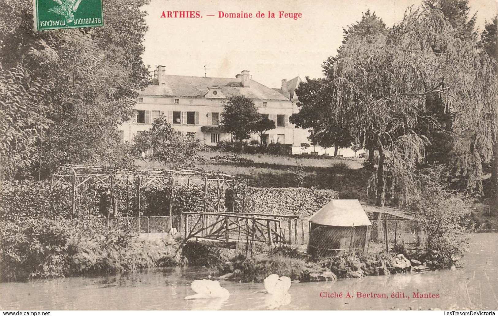 FRANCE - Arthies - Domaine De La Feuge - Carte Postale Ancienne - Arthies