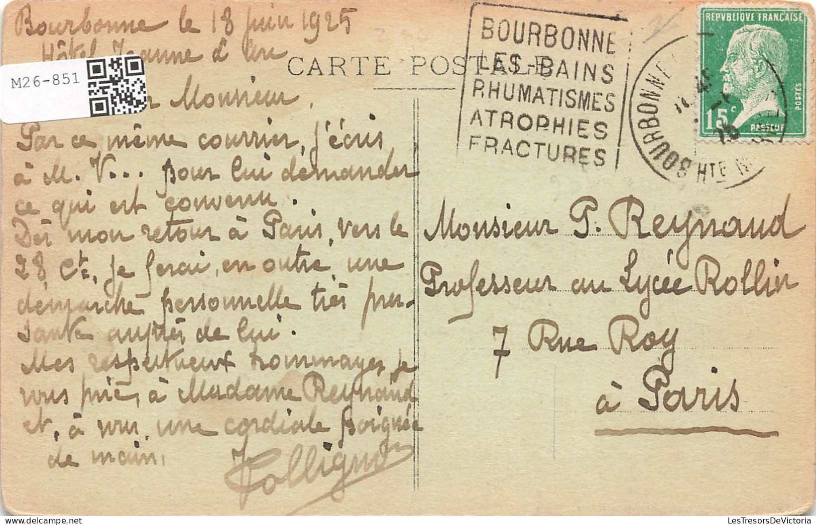 FRANCE - Bourbonne Les Bains - Vue Générale De La Ville - Carte Postale Ancienne - Bourbonne Les Bains
