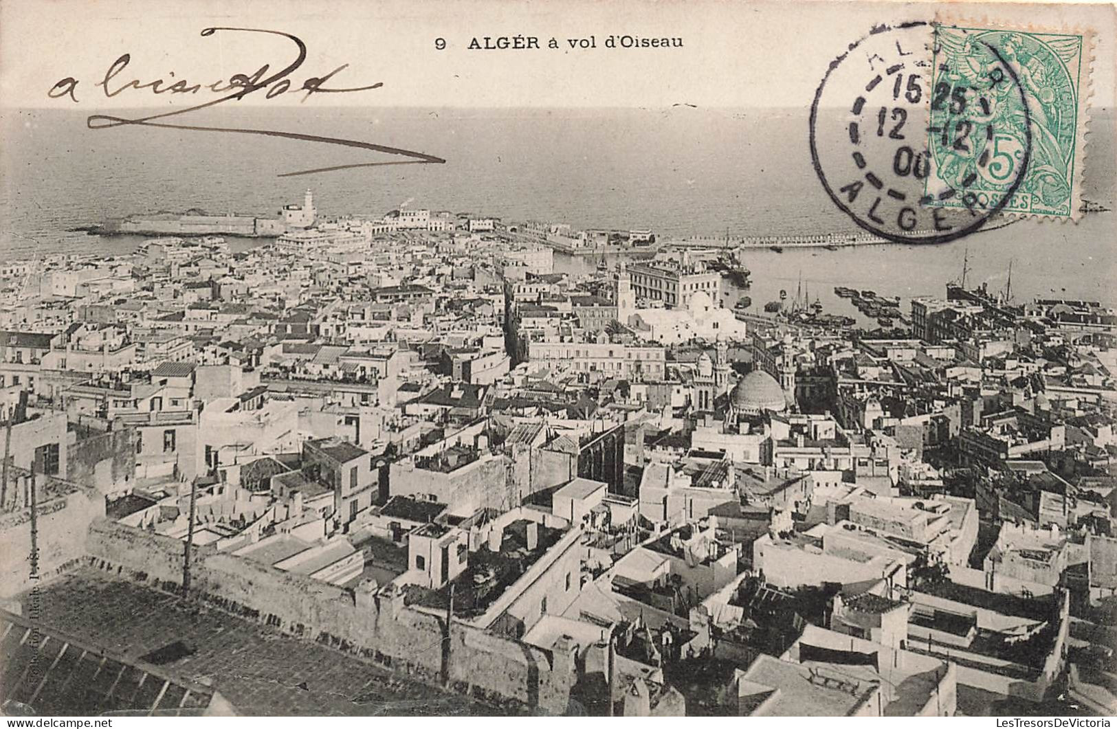 ALGÉRIE - Alger - Alger à Vol D'oiseau - Carte Postale Ancienne - Algiers