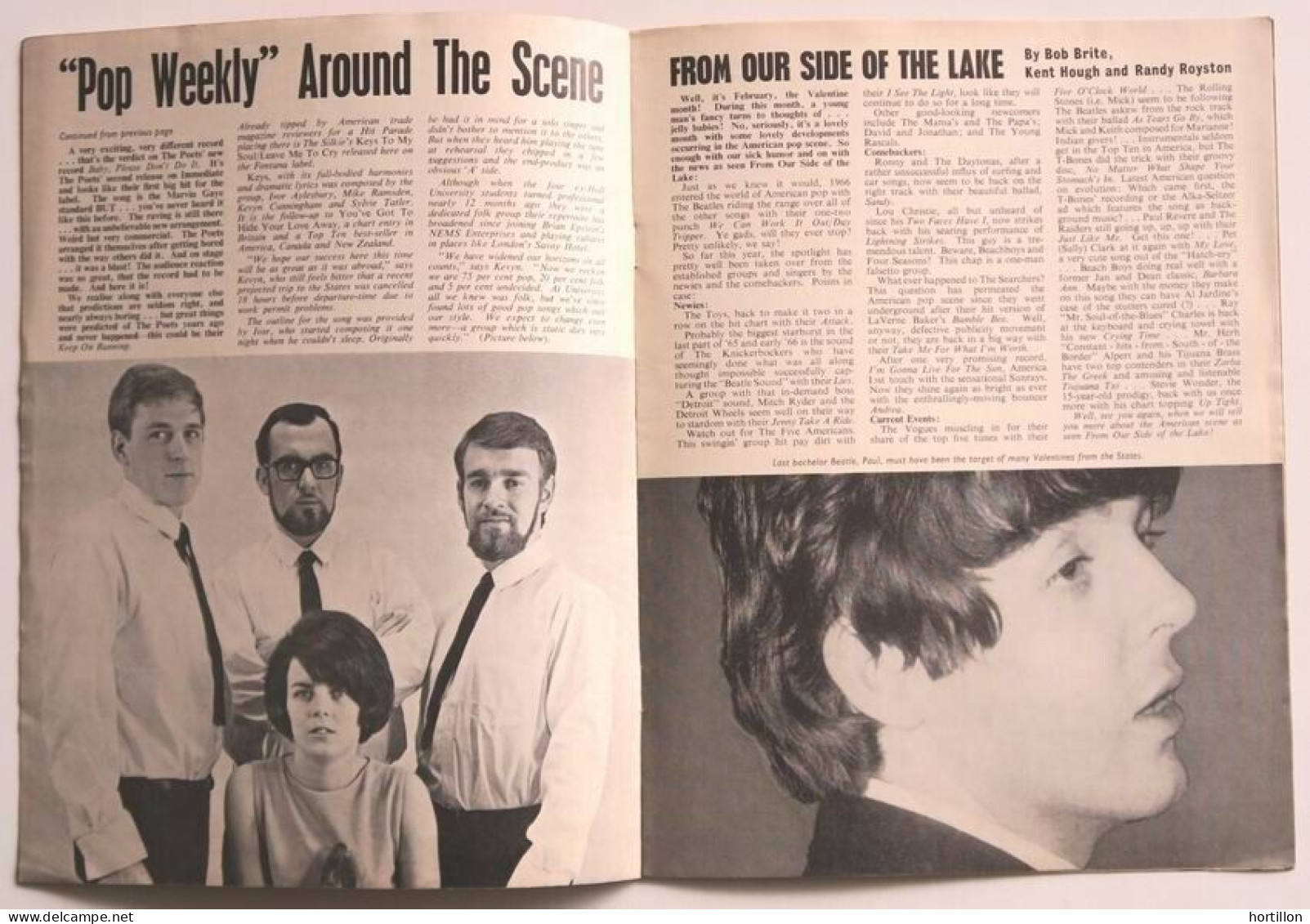 Magazine Revue UK POP WEEKLY N° 25 12/02/1966 HERMAN HERMITS / ANIMALS / SANDIE SHAW / ELVIS PRESLEY - Cultura
