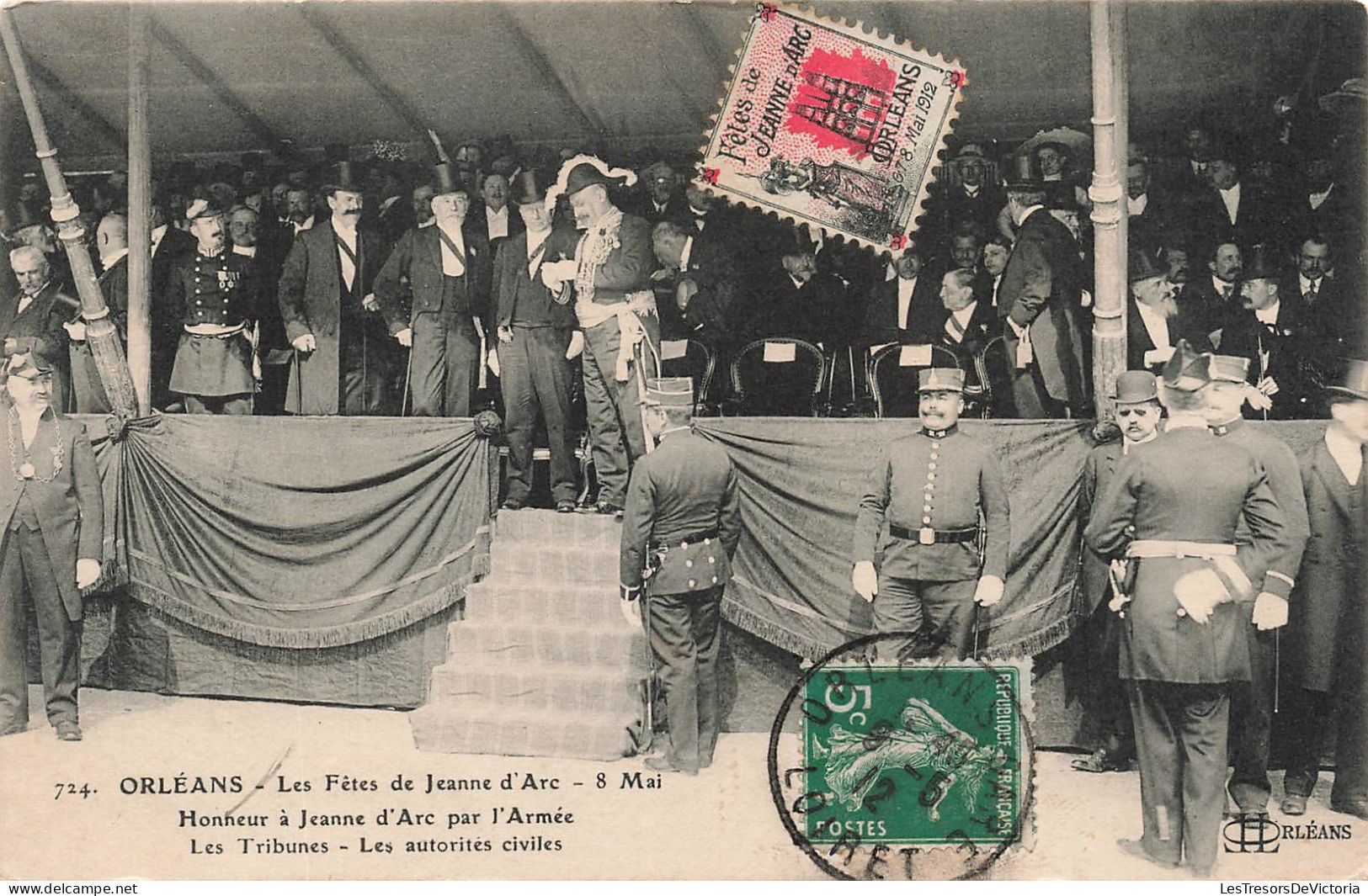 FRANCE - Orléans - Les Fêtes De Jeanne D'Arc - Les Tribunes - Les Autorités Civiles - Carte Postale Ancienne - Orleans