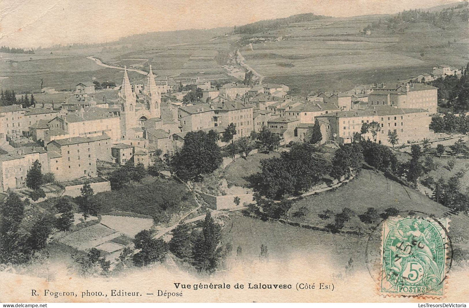 FRANCE - La Louvesc - Vue Générale De La Ville De La Louvesc - Carte Postale Ancienne - La Louvesc