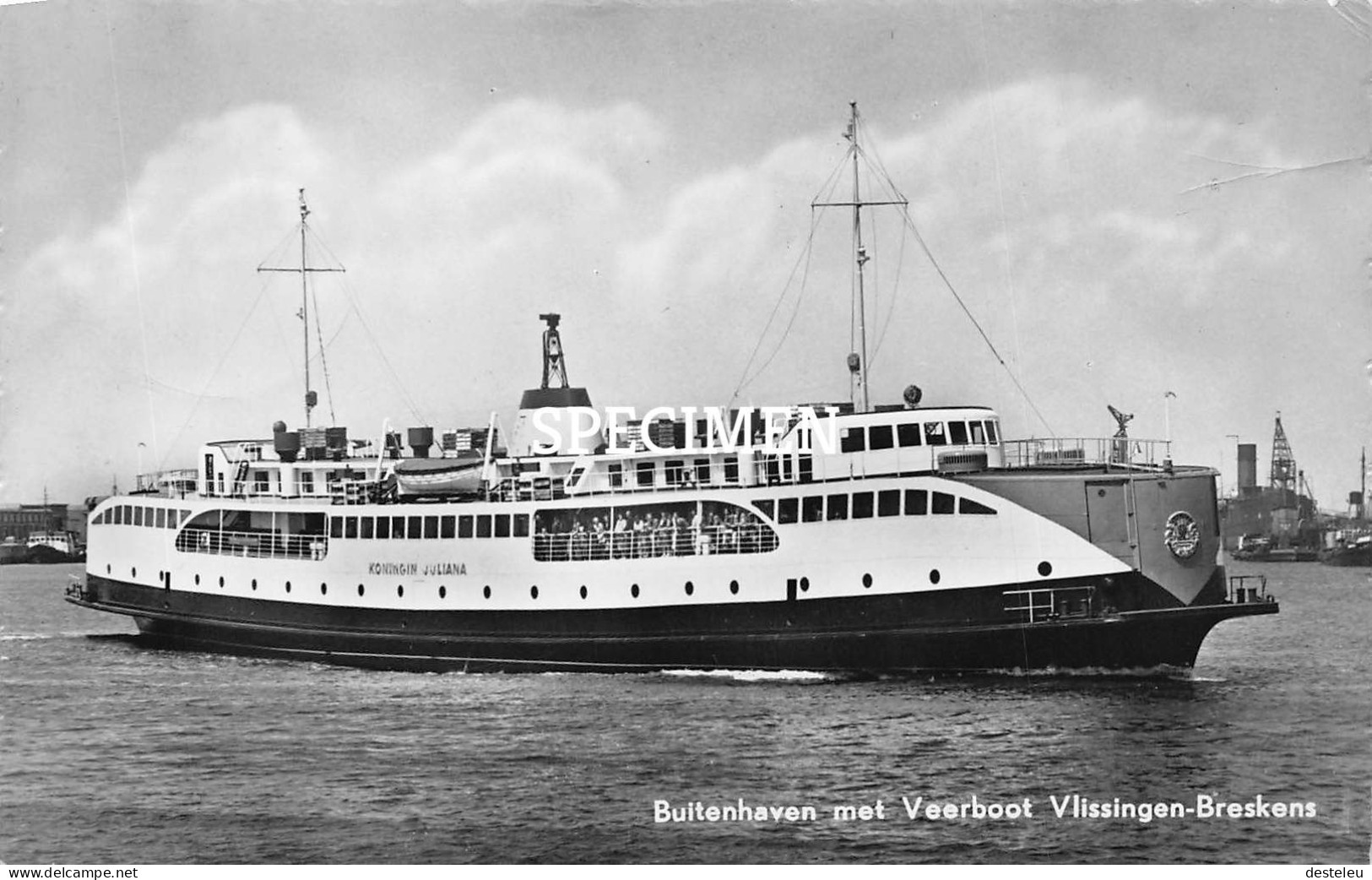 Buitenhaven Met Veerboot Vlissingen-Brenskens - Vlissingen